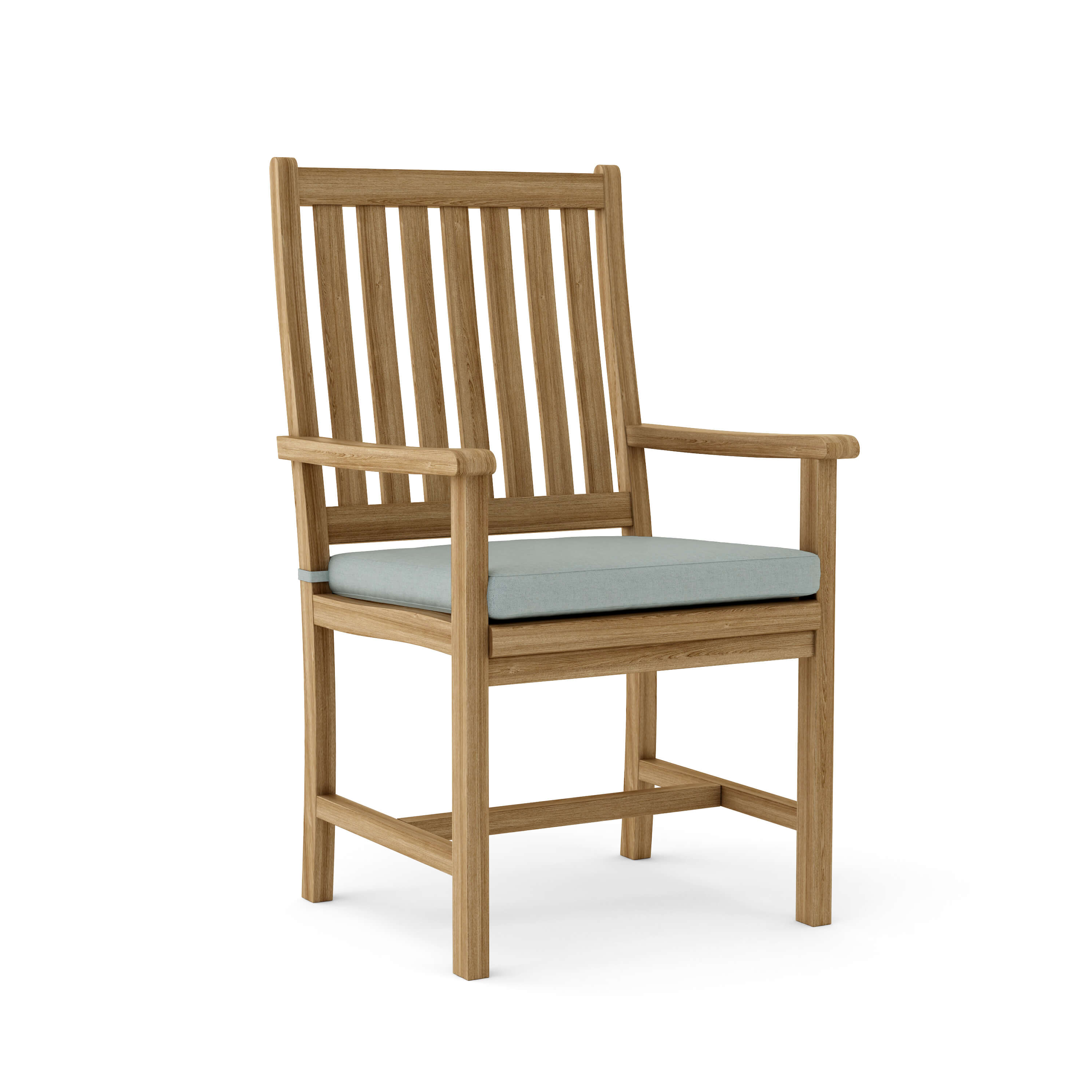 Anderson Teak Wilshire Dining Armchair – Solid Teak Outdoor Dining Seating