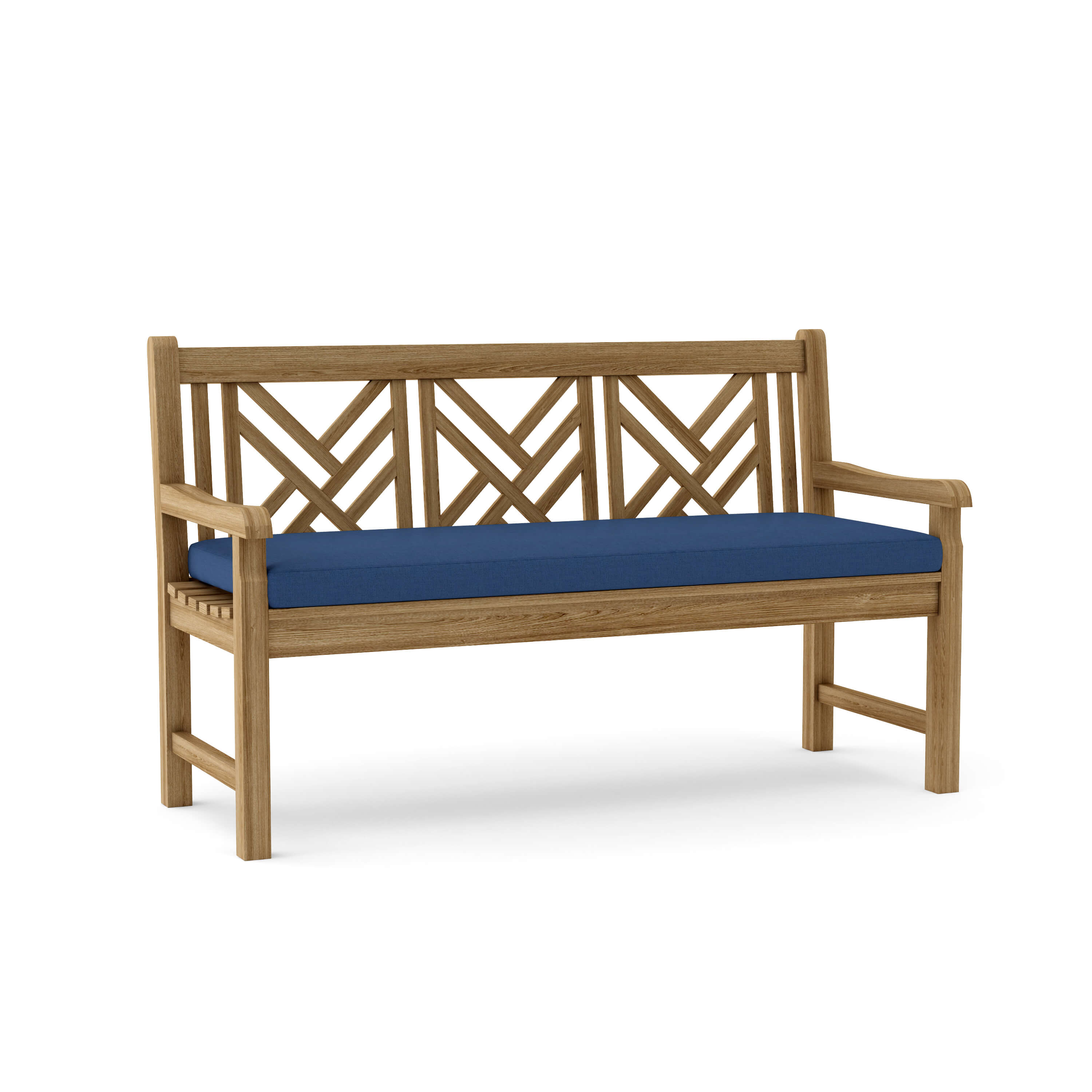 Anderson Teak Vilano 3-Seater Bench – Solid Teak Outdoor Garden Bench
