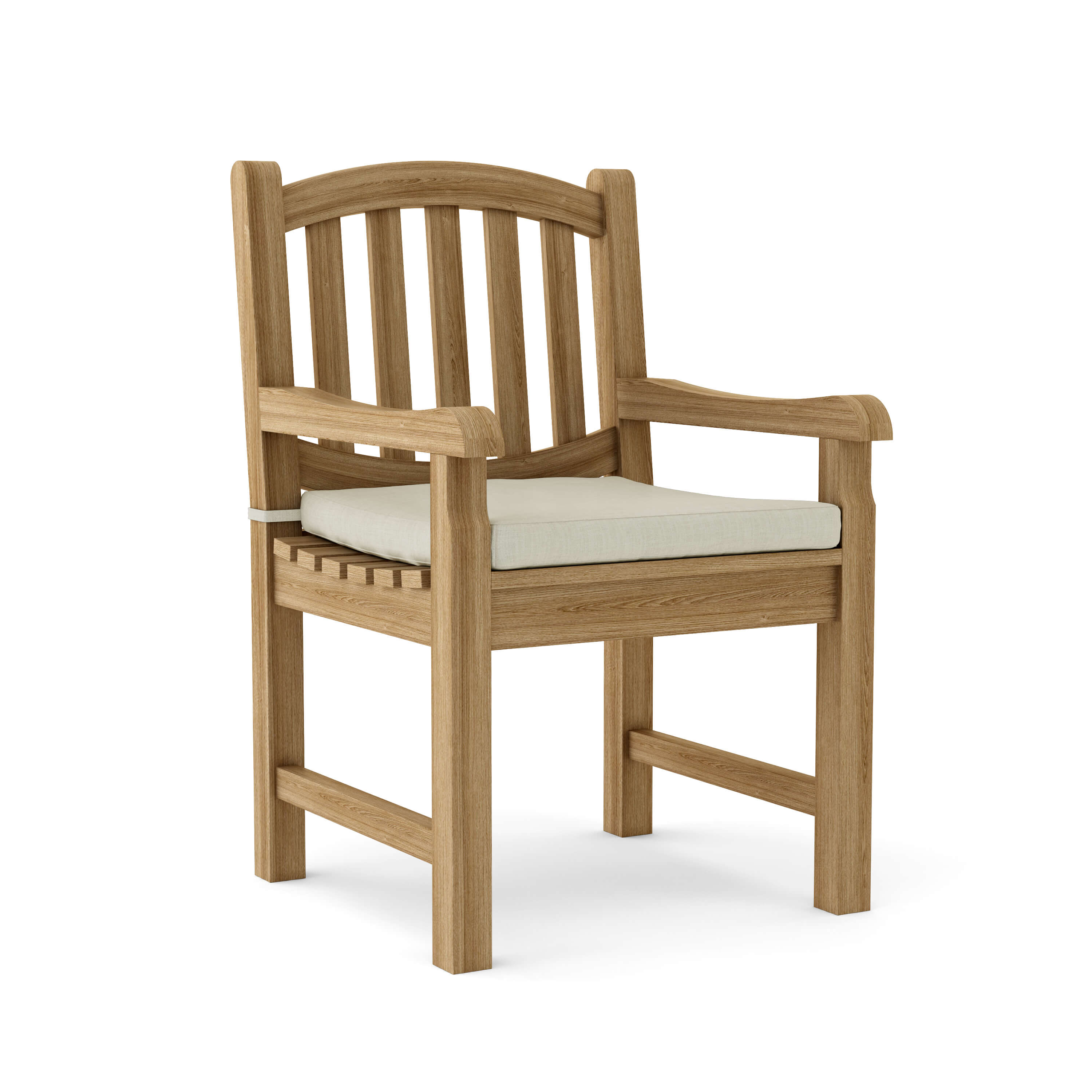 Anderson Teak Kingston Dining Armchair – Solid Teak Outdoor Dining Seating