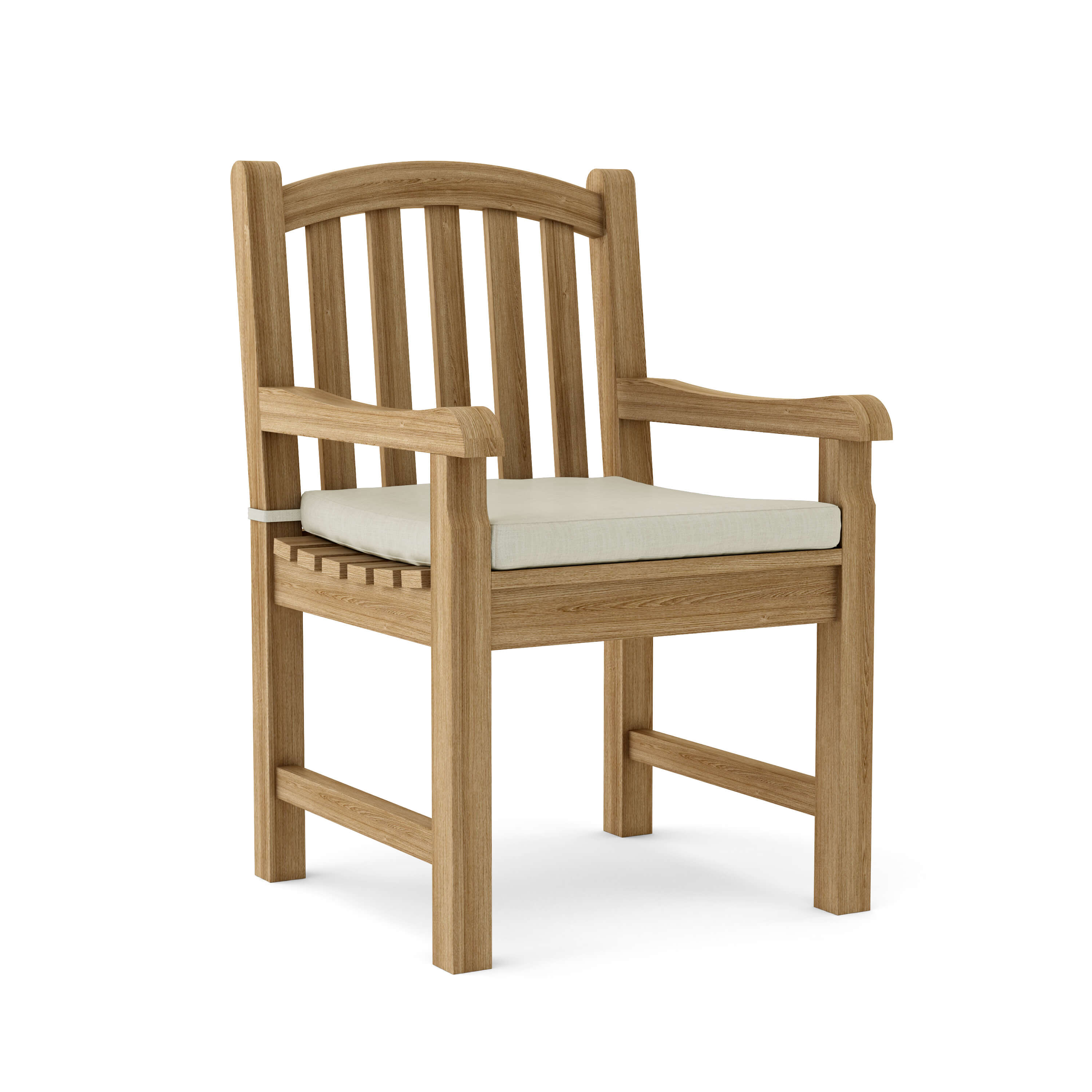 Anderson Teak Chelsea Dining Armchair – Solid Teak Outdoor Dining Seating