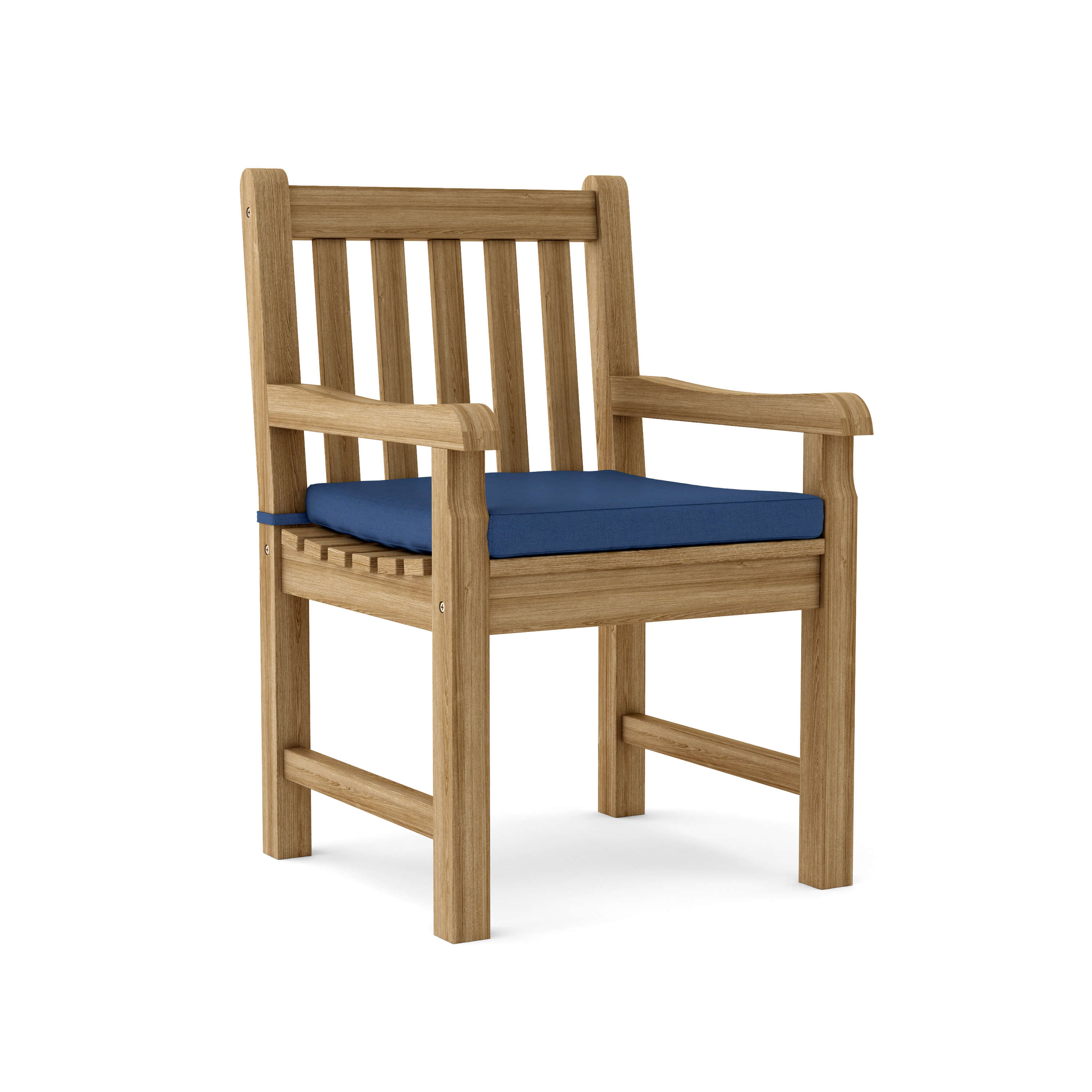 Anderson Teak Classic Dining Armchair – Solid Teak Outdoor Dining Seating