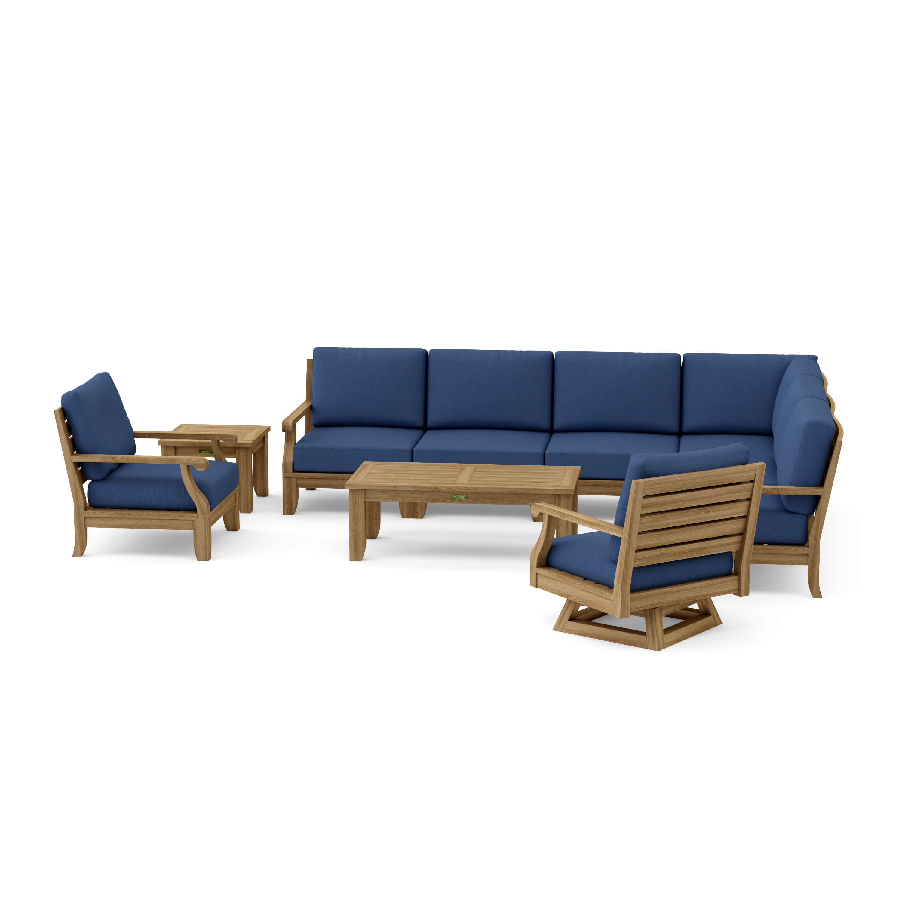 Anderson Teak RIVIERA MODULAR DEEP SEATING SET-98
