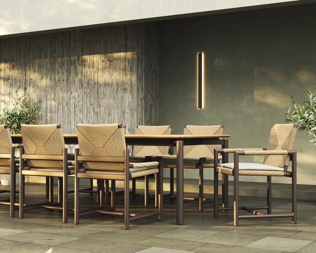 Timo Alu Dining Armchair - Ambiance Image~~