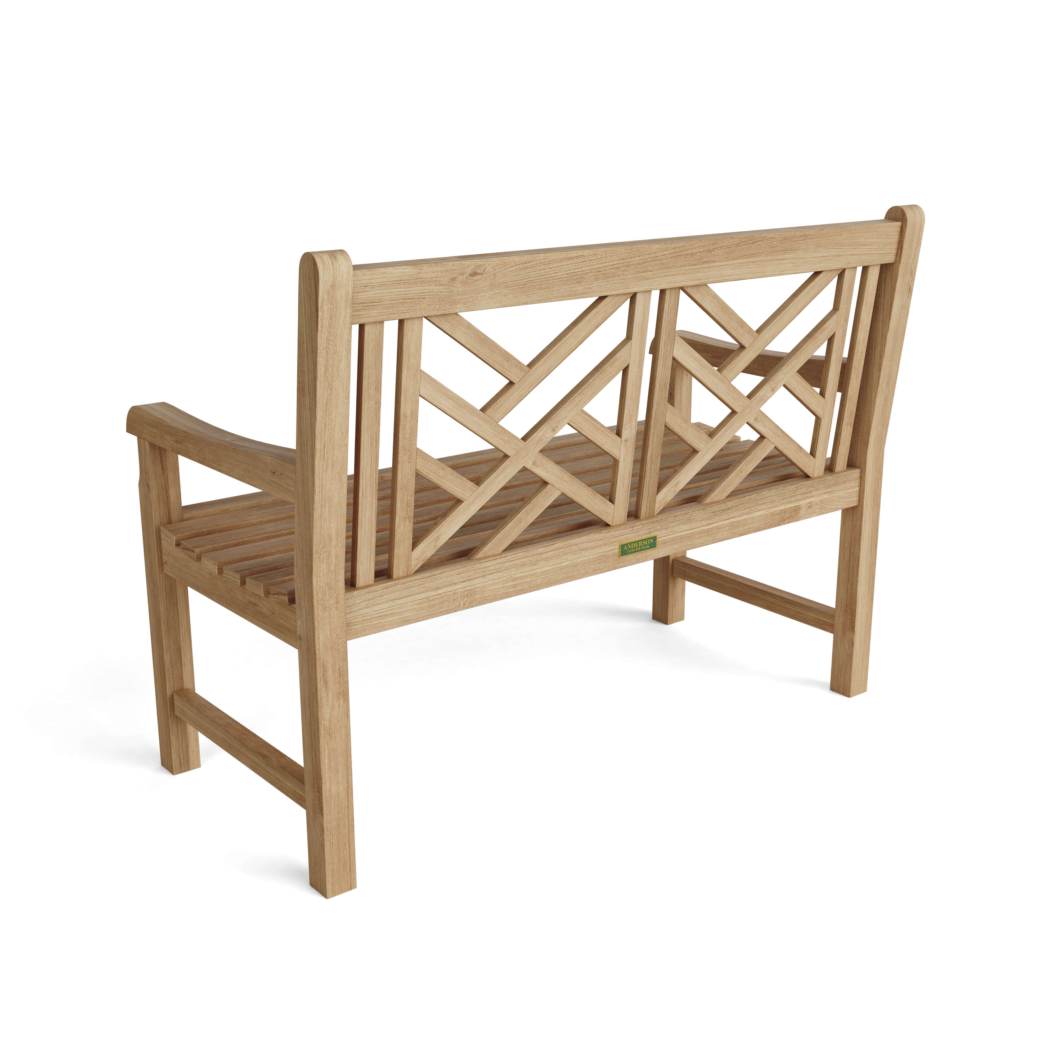 Anderson Teak Vilano 2-Seater Bench – Solid Teak Outdoor Garden Bench