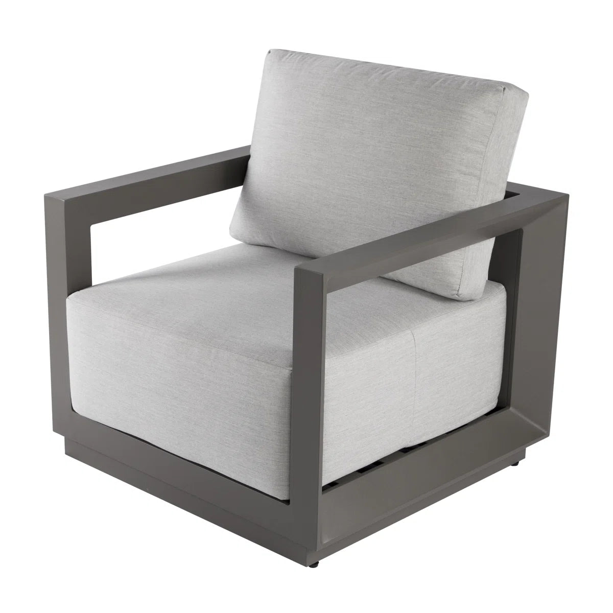 Elementi Newport 31″ Square Aluminum Outdoor Lounge Chair