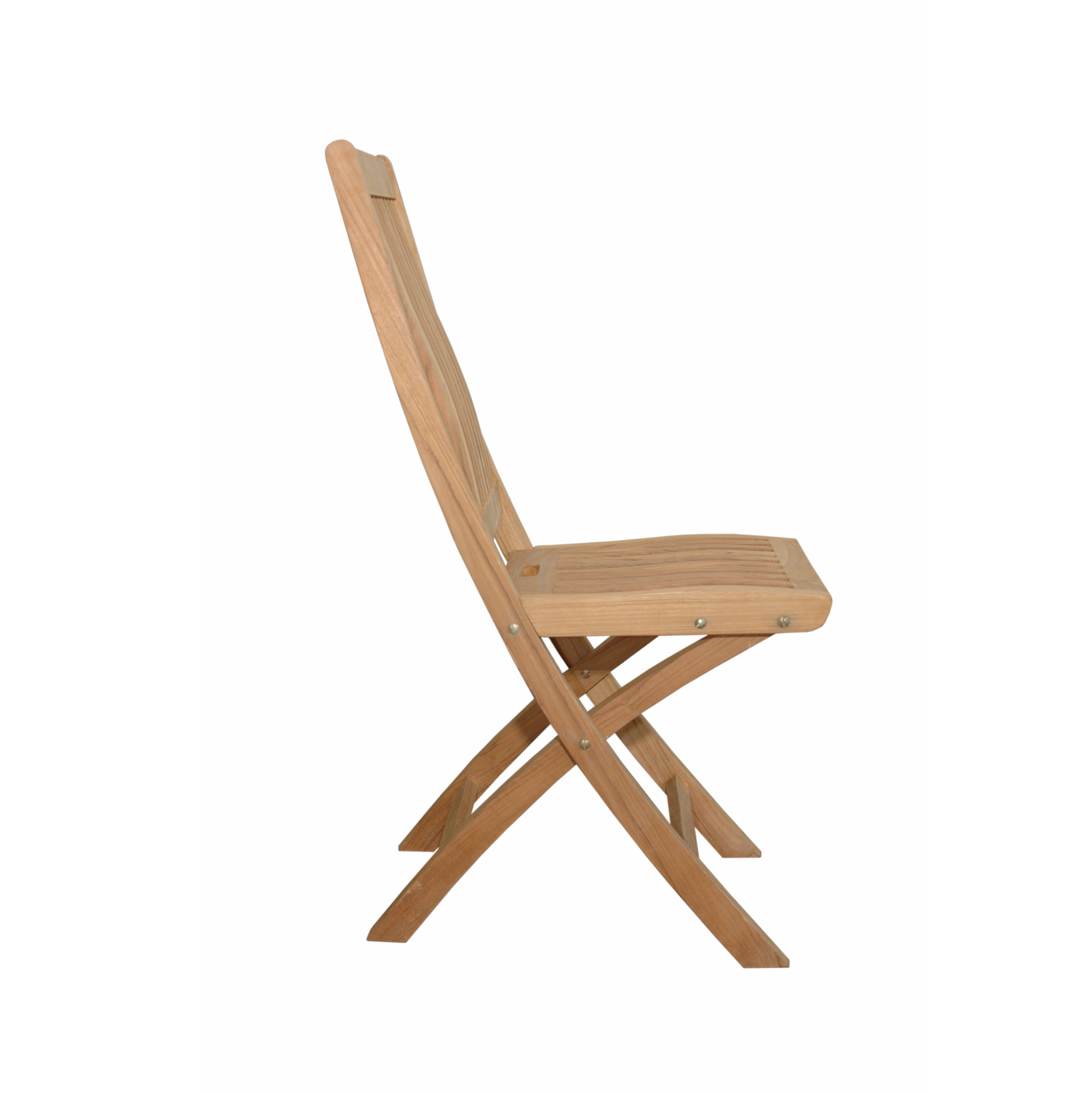 Anderson Teak Tropico Folding Chair (2-PC) – Solid Teak Outdoor Seating