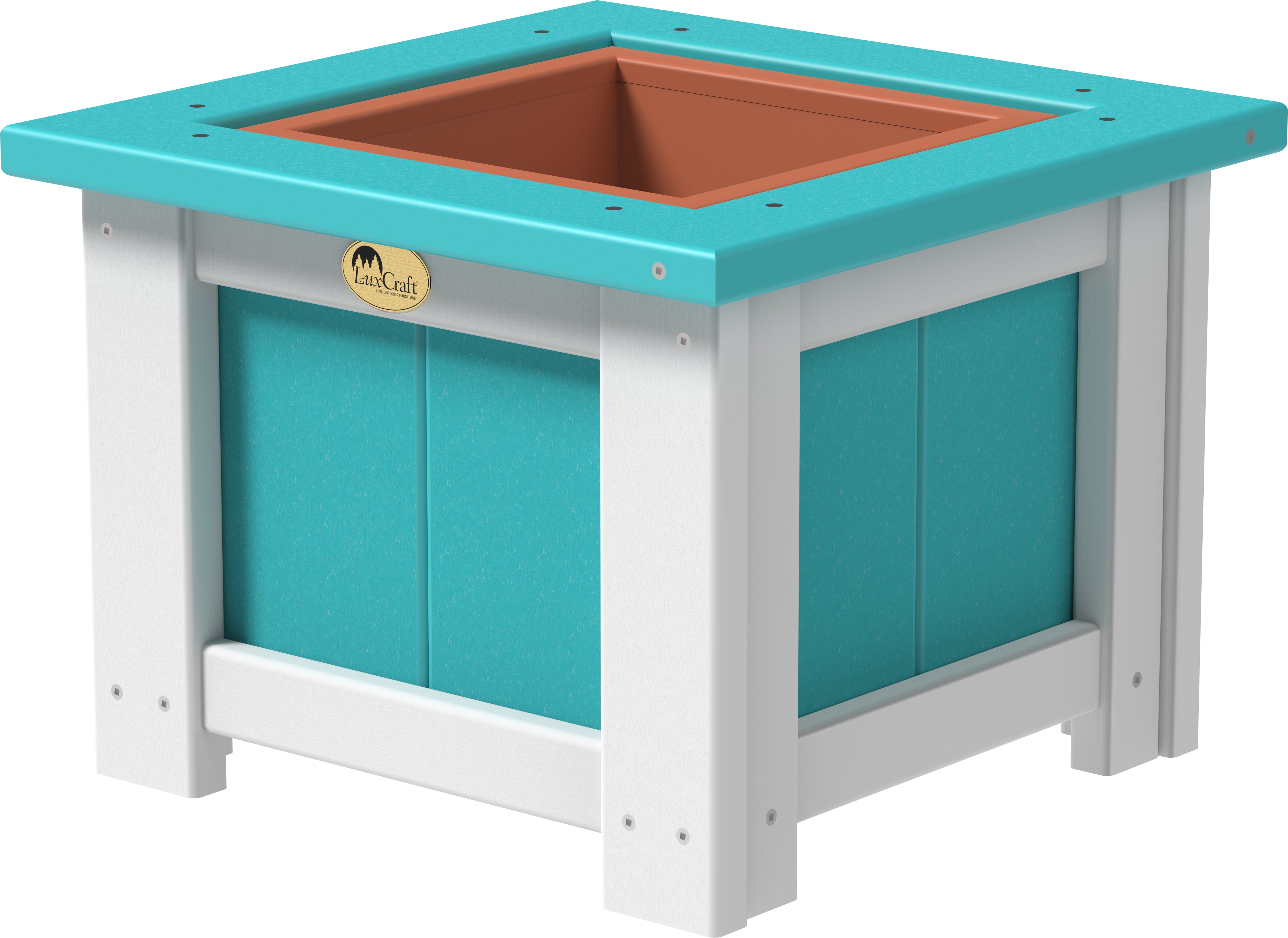 LuxCraft – Square Planter – Durable Outdoor Planter with Drainage Liner