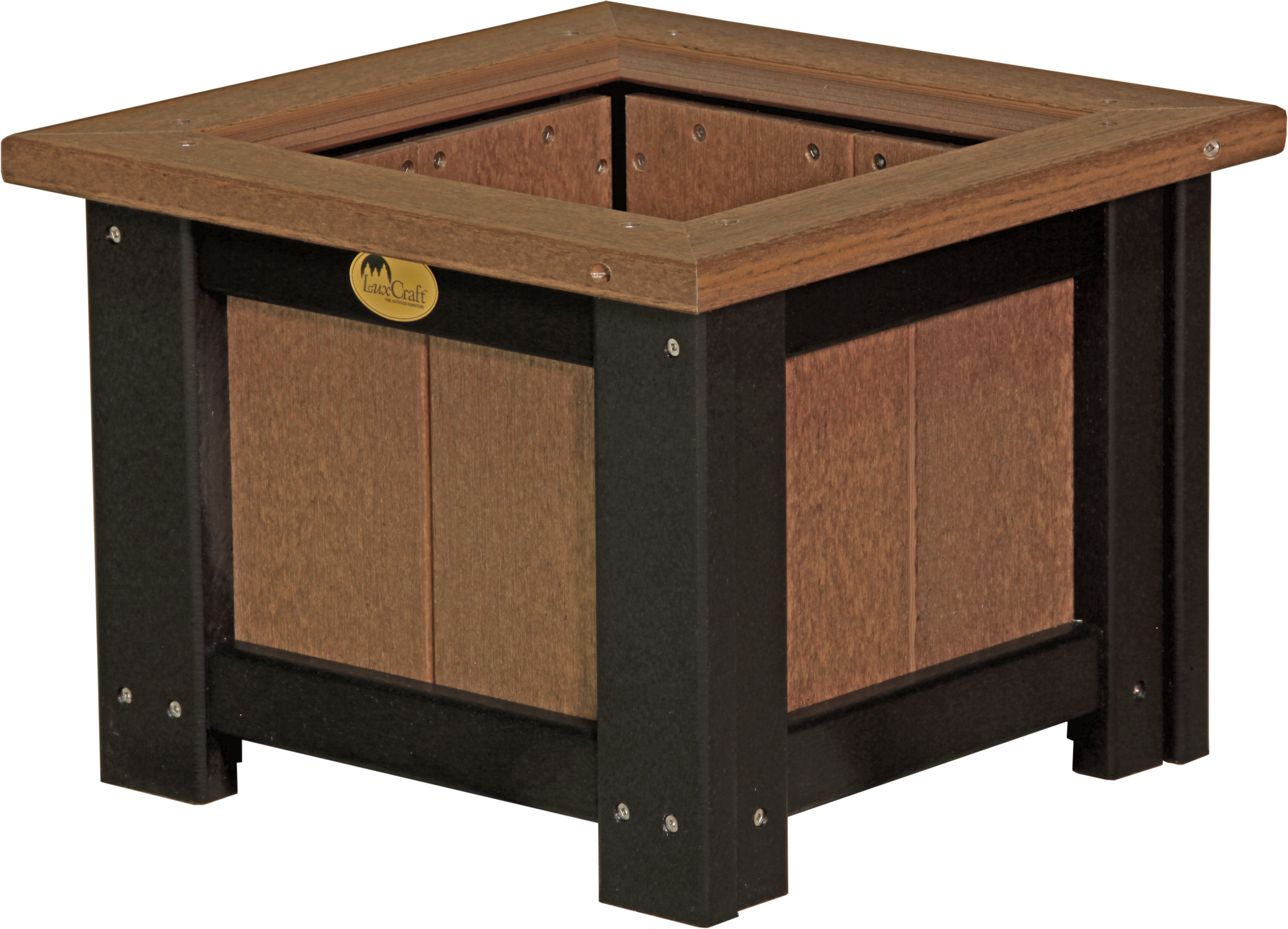 LuxCraft – Square Planter – Durable Outdoor Planter with Drainage Liner