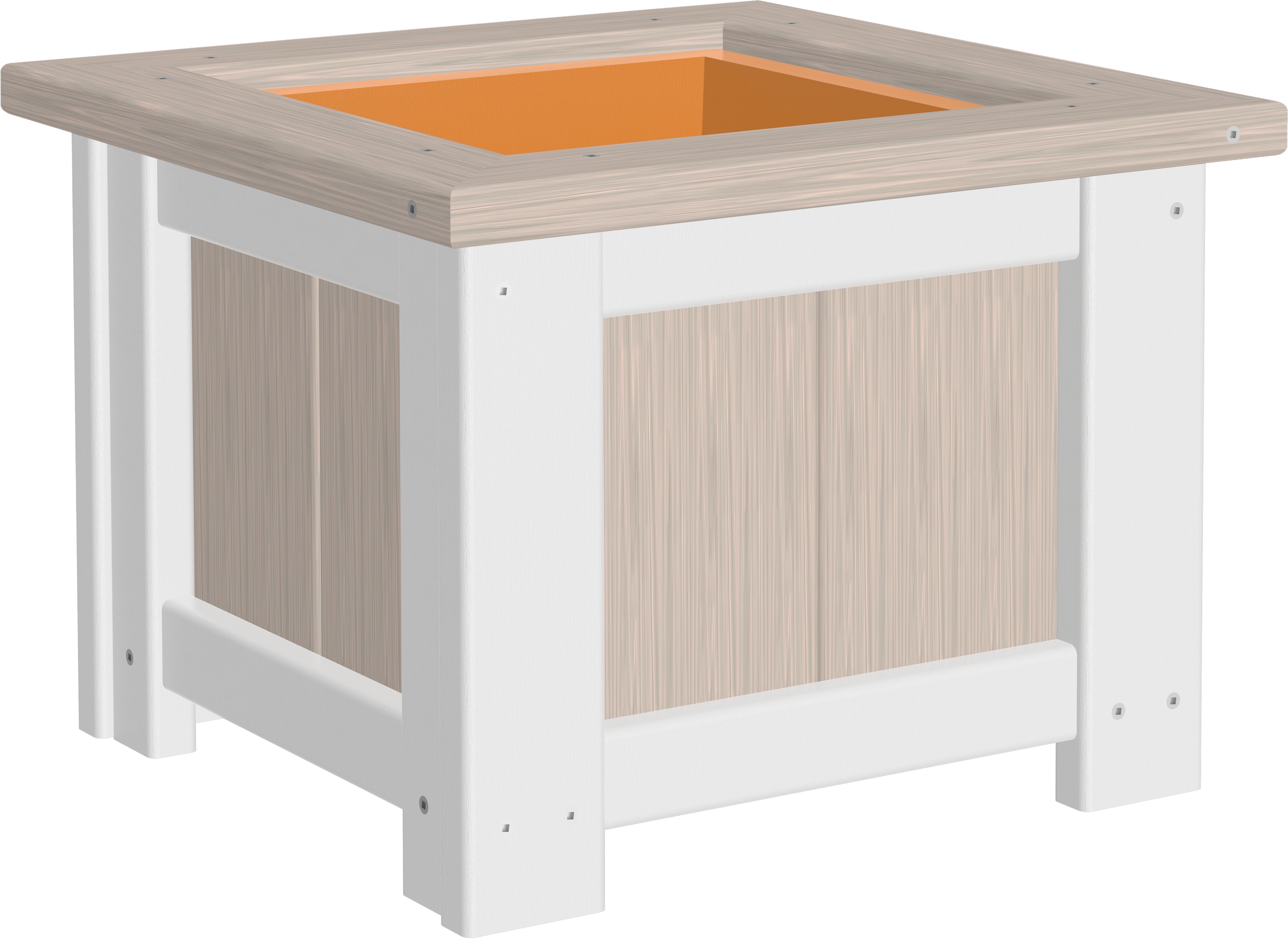 LuxCraft – Square Planter – Durable Outdoor Planter with Drainage Liner