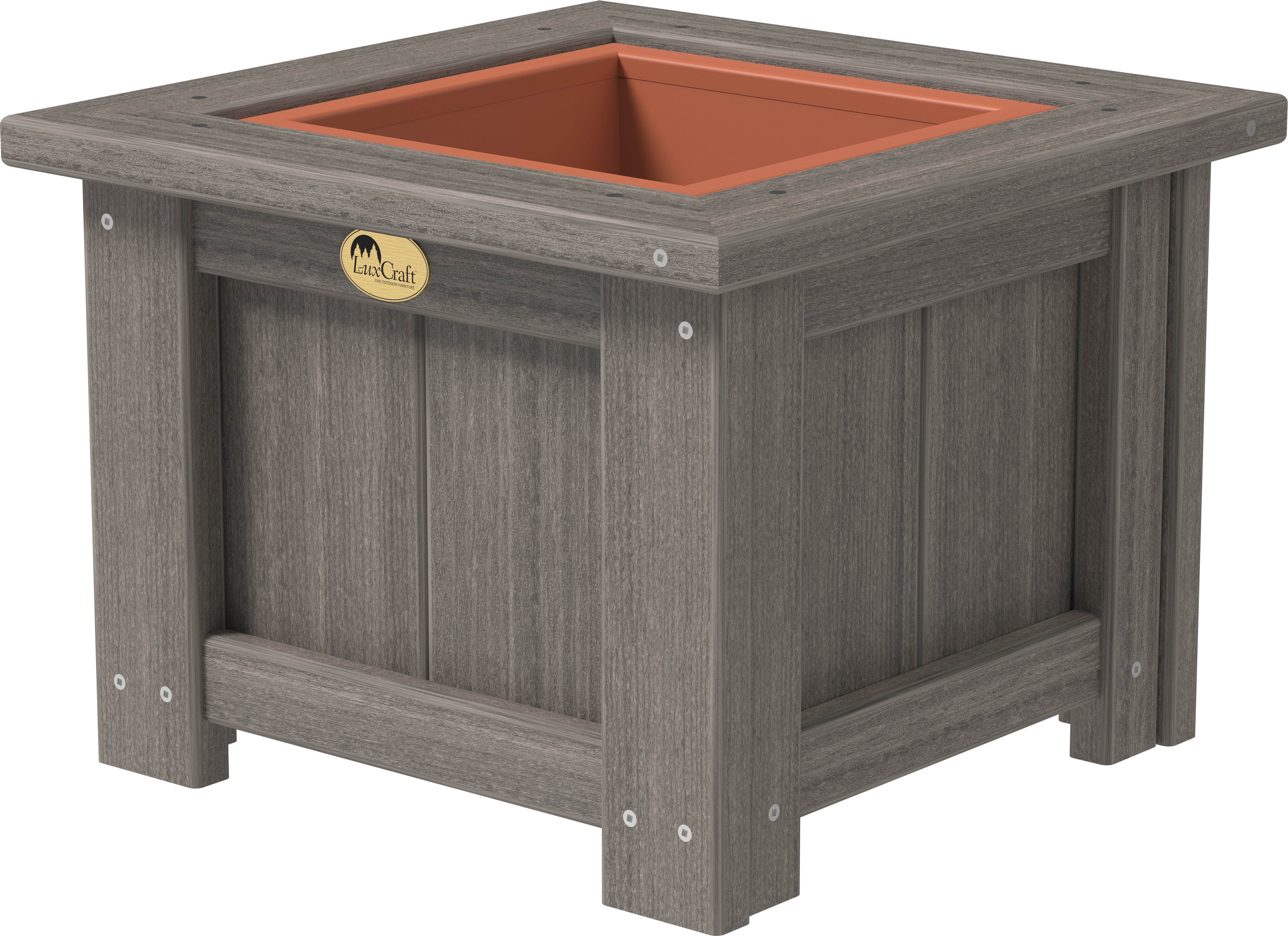 LuxCraft – Square Planter – Durable Outdoor Planter with Drainage Liner