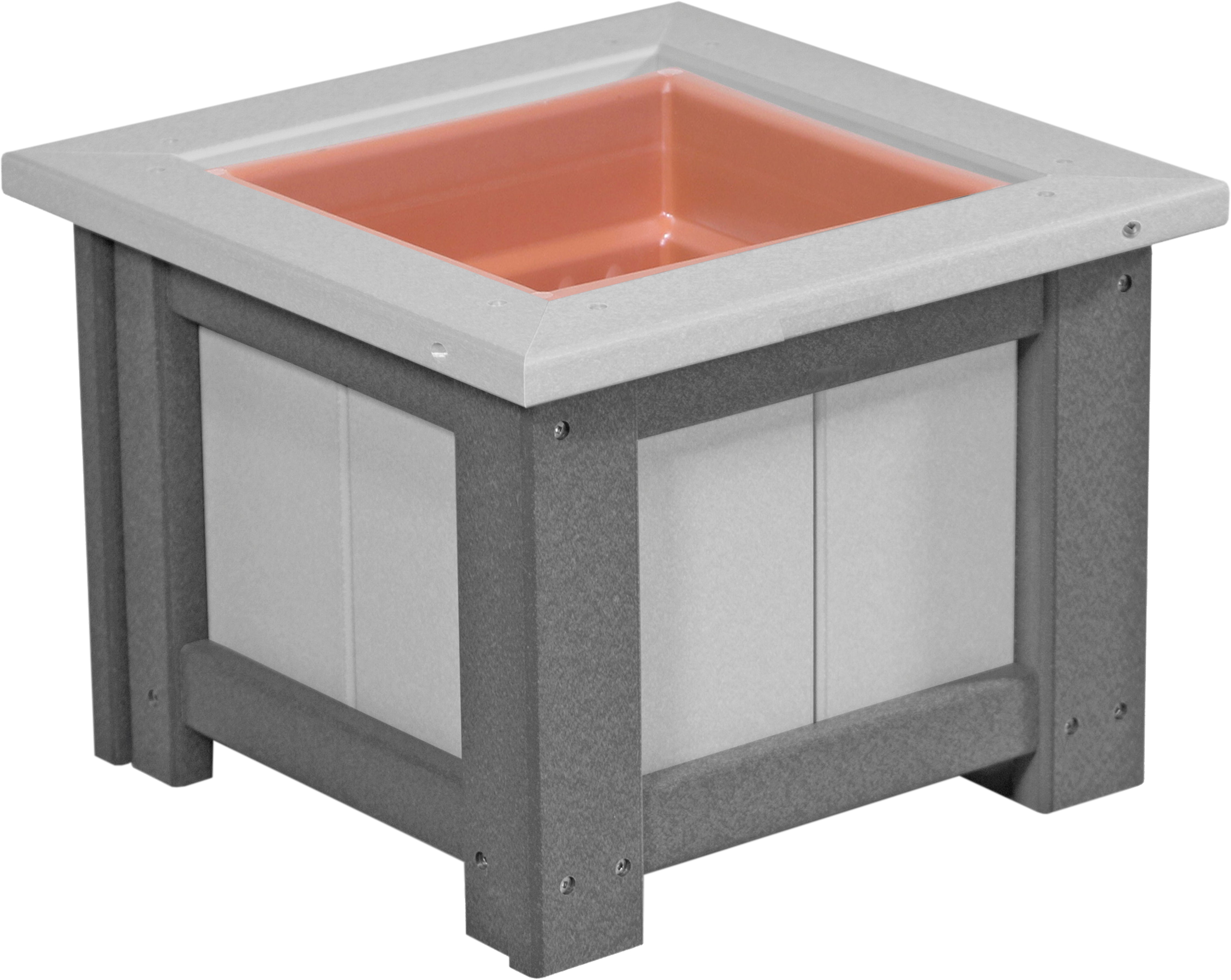 LuxCraft – Square Planter – Durable Outdoor Planter with Drainage Liner