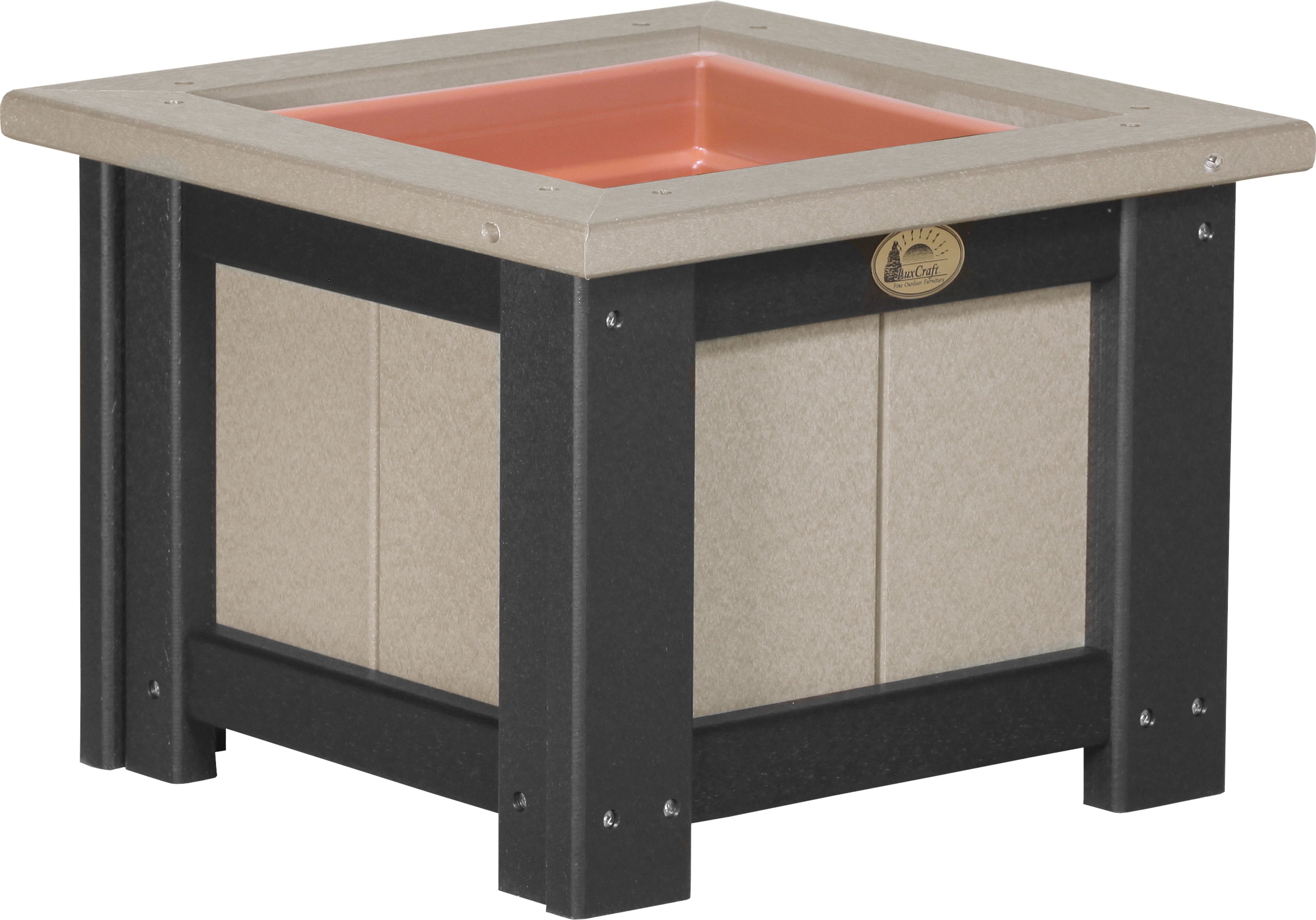 LuxCraft – Square Planter – Durable Outdoor Planter with Drainage Liner