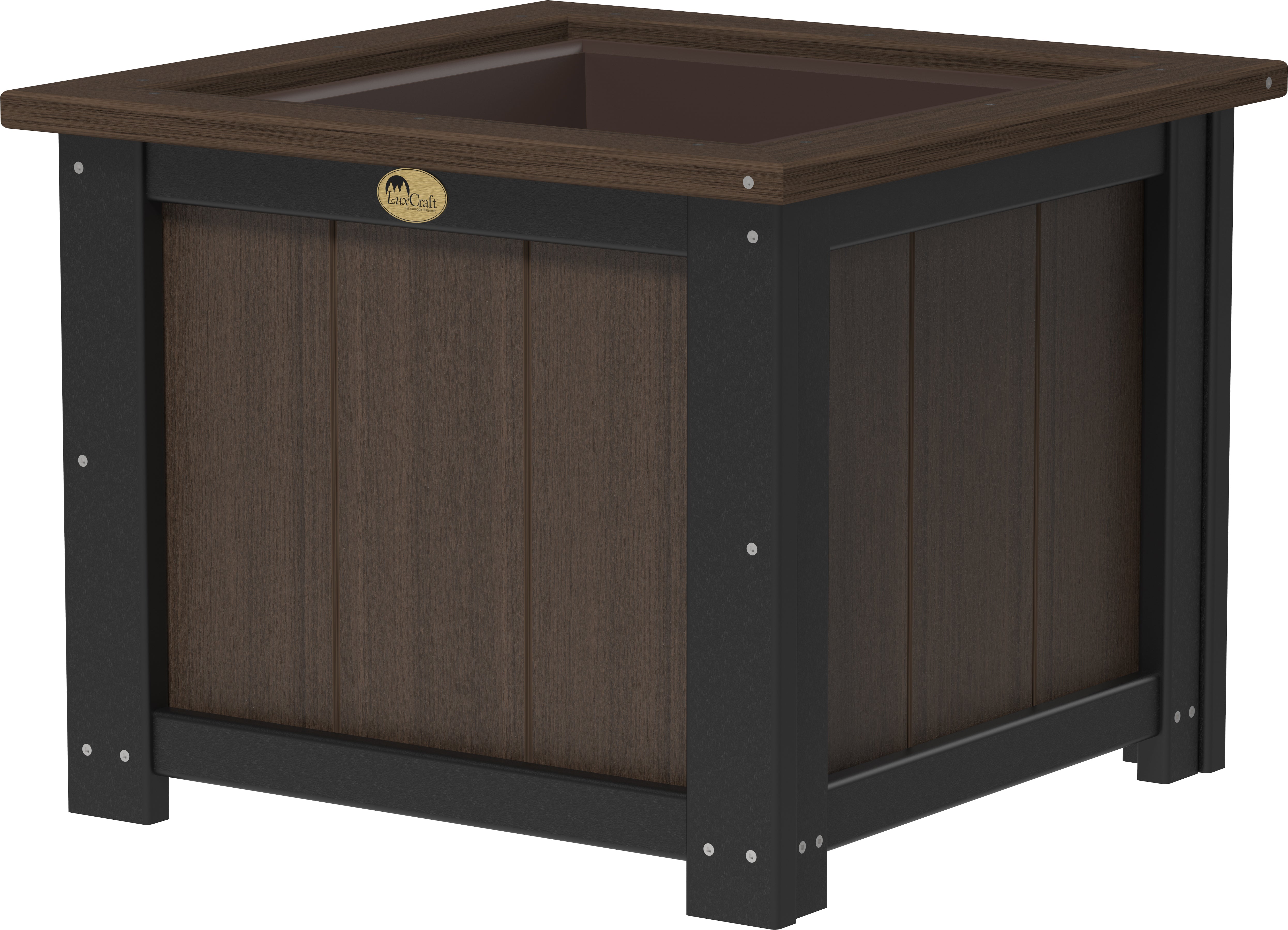 LuxCraft – Square Planter – Durable Outdoor Planter with Drainage Liner