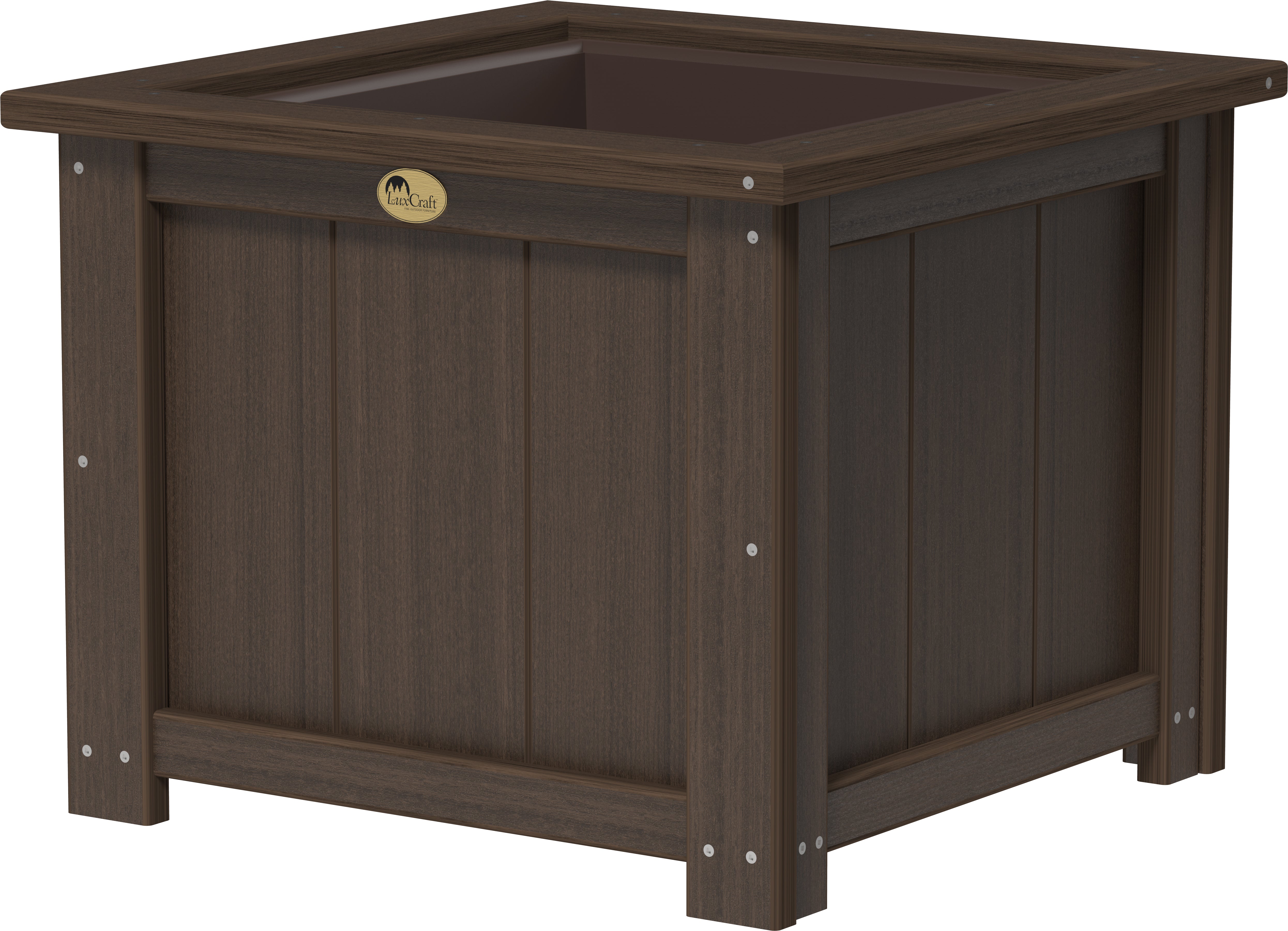 LuxCraft – Square Planter – Durable Outdoor Planter with Drainage Liner