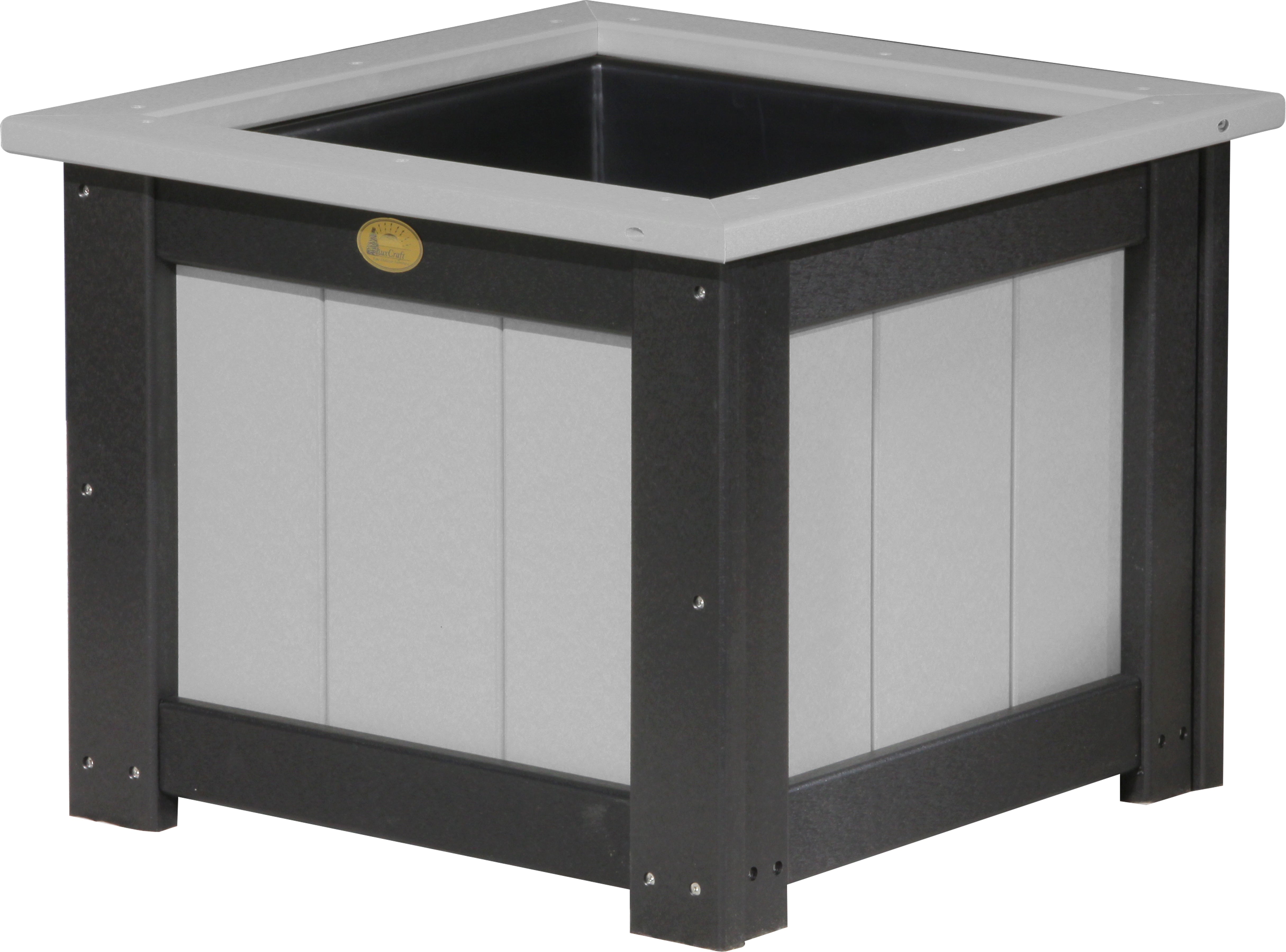 LuxCraft – Square Planter – Durable Outdoor Planter with Drainage Liner