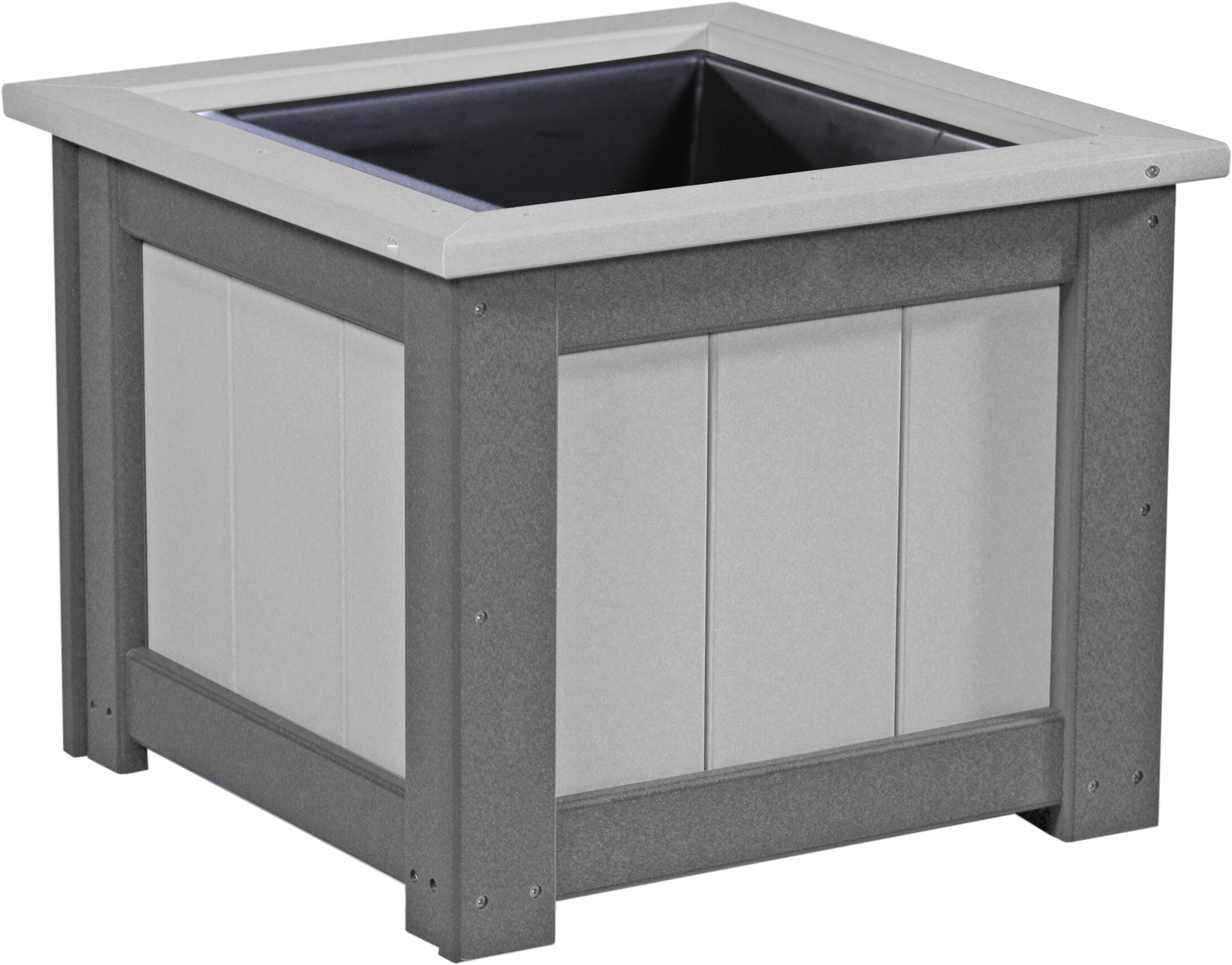 LuxCraft – Square Planter – Durable Outdoor Planter with Drainage Liner