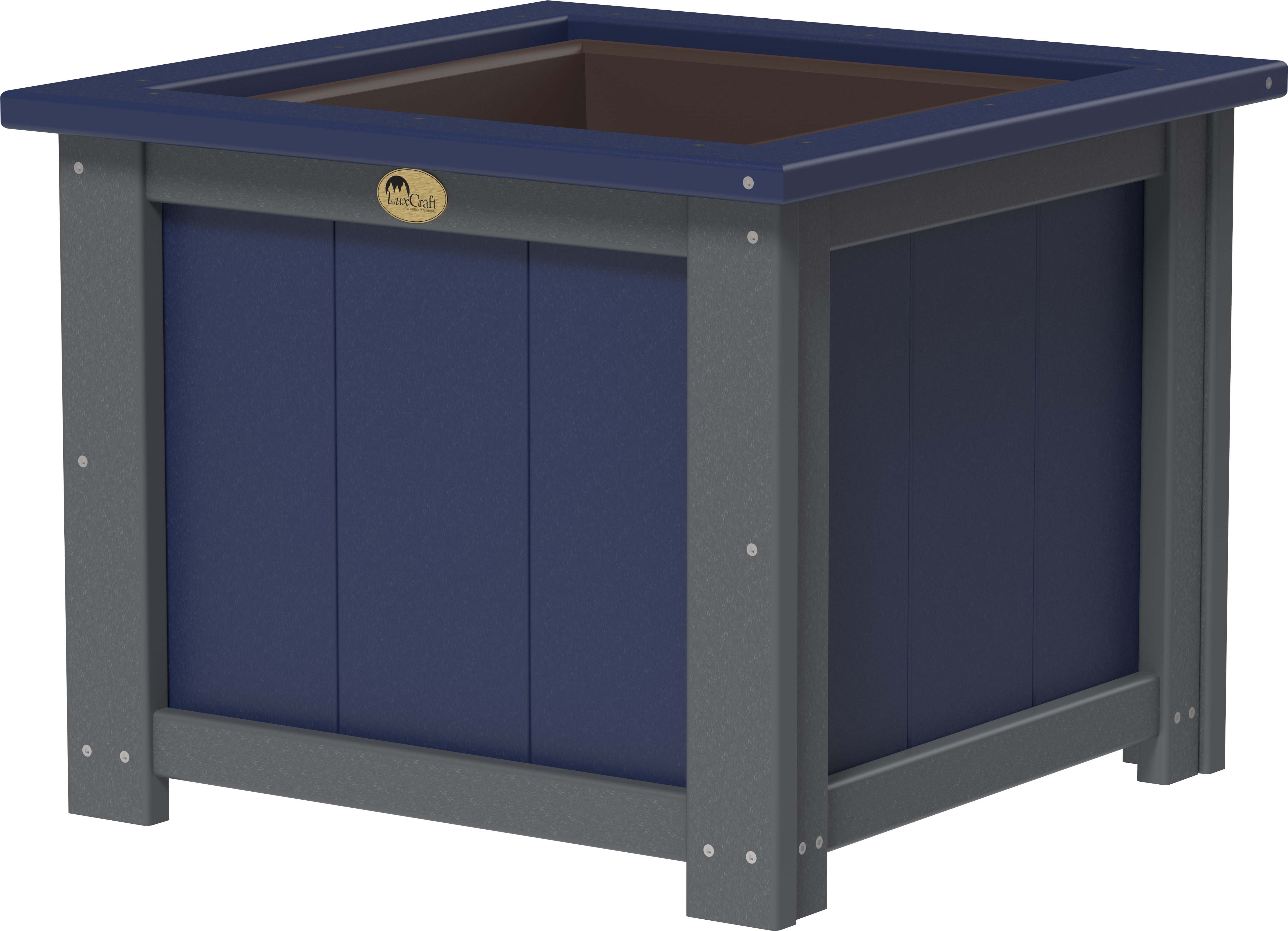 LuxCraft – Square Planter – Durable Outdoor Planter with Drainage Liner