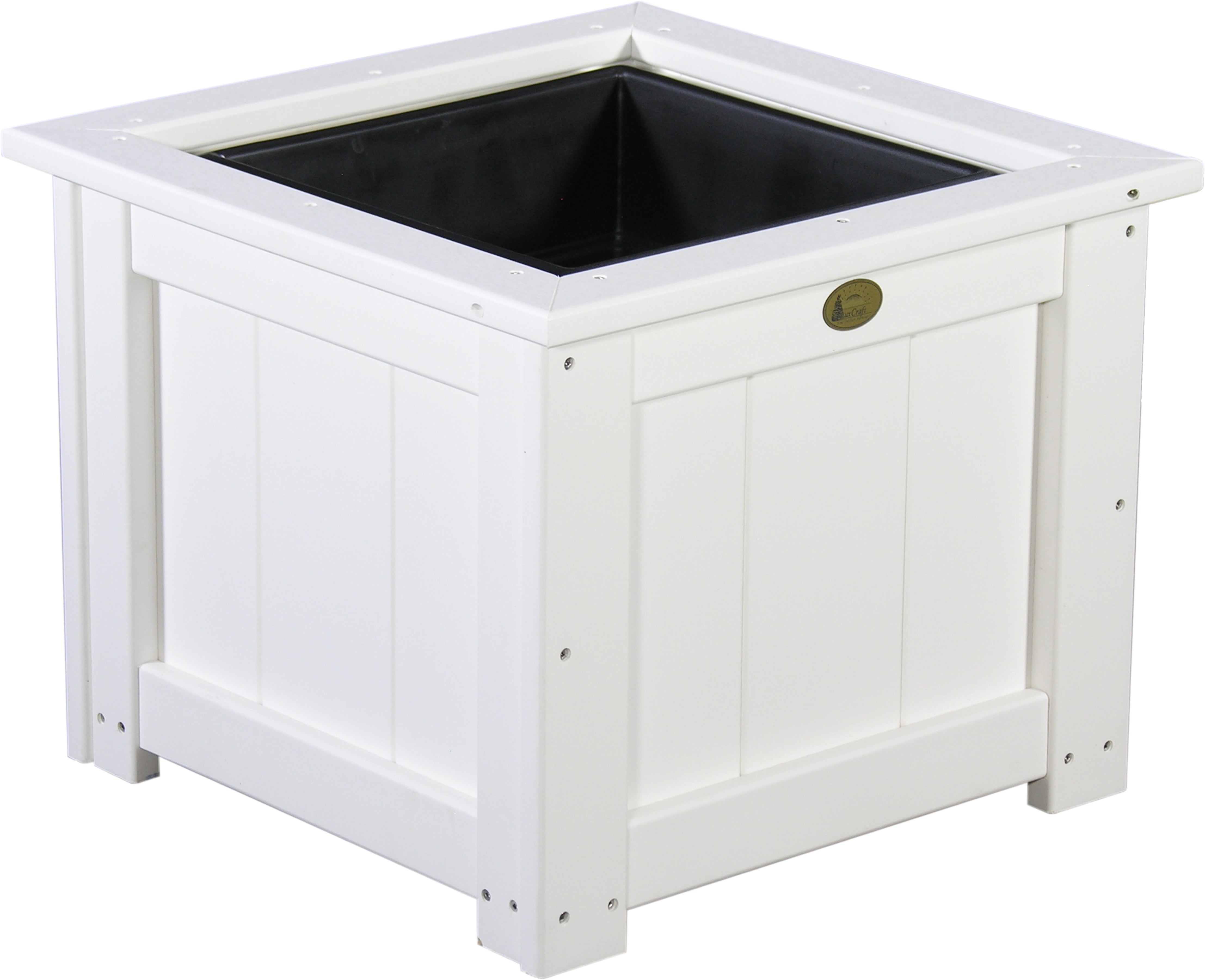 LuxCraft – Square Planter – Durable Outdoor Planter with Drainage Liner