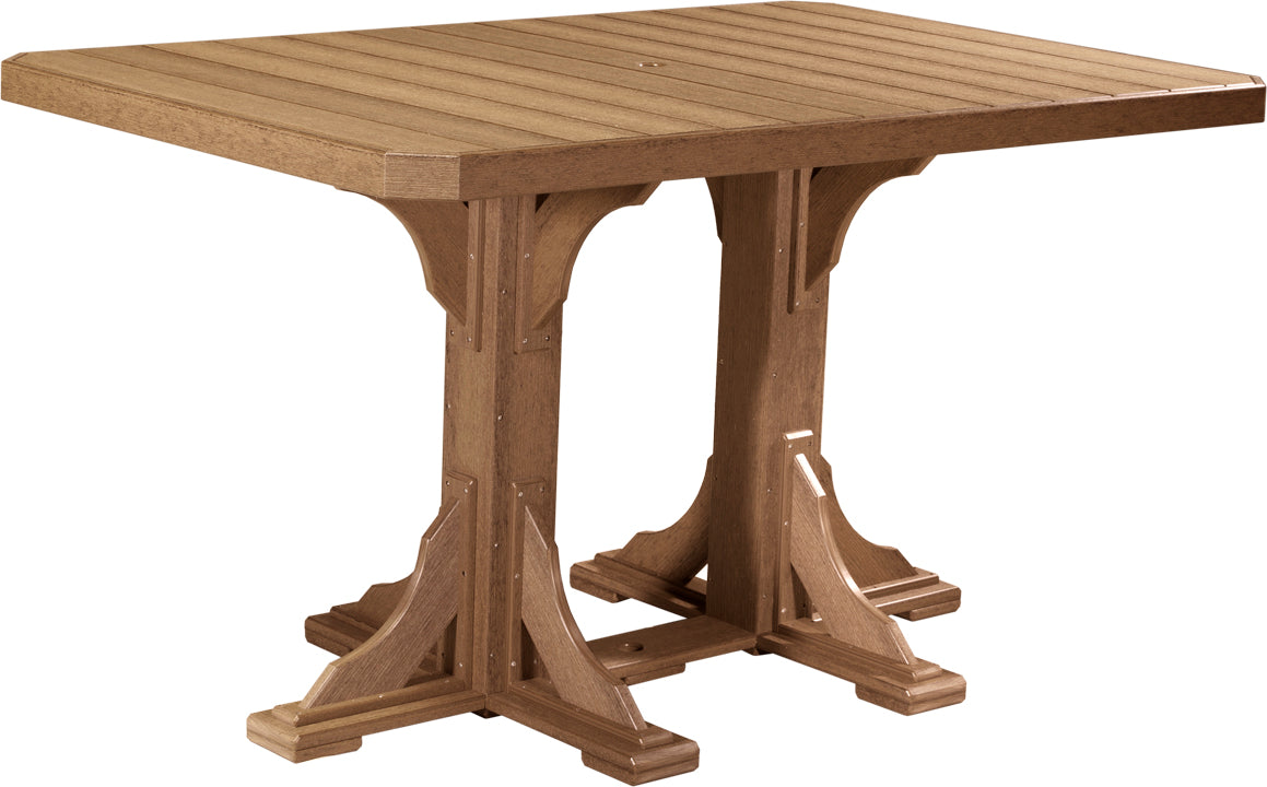 LuxCraft – 4′ x 6′ Rectangular Dining Table – Large Outdoor Table for Six