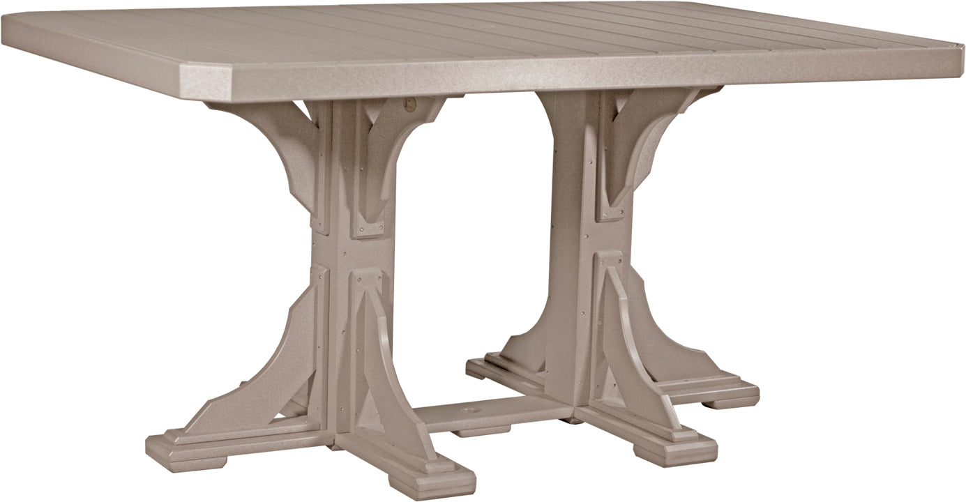LuxCraft – 4′ x 6′ Rectangular Dining Table – Large Outdoor Table for Six