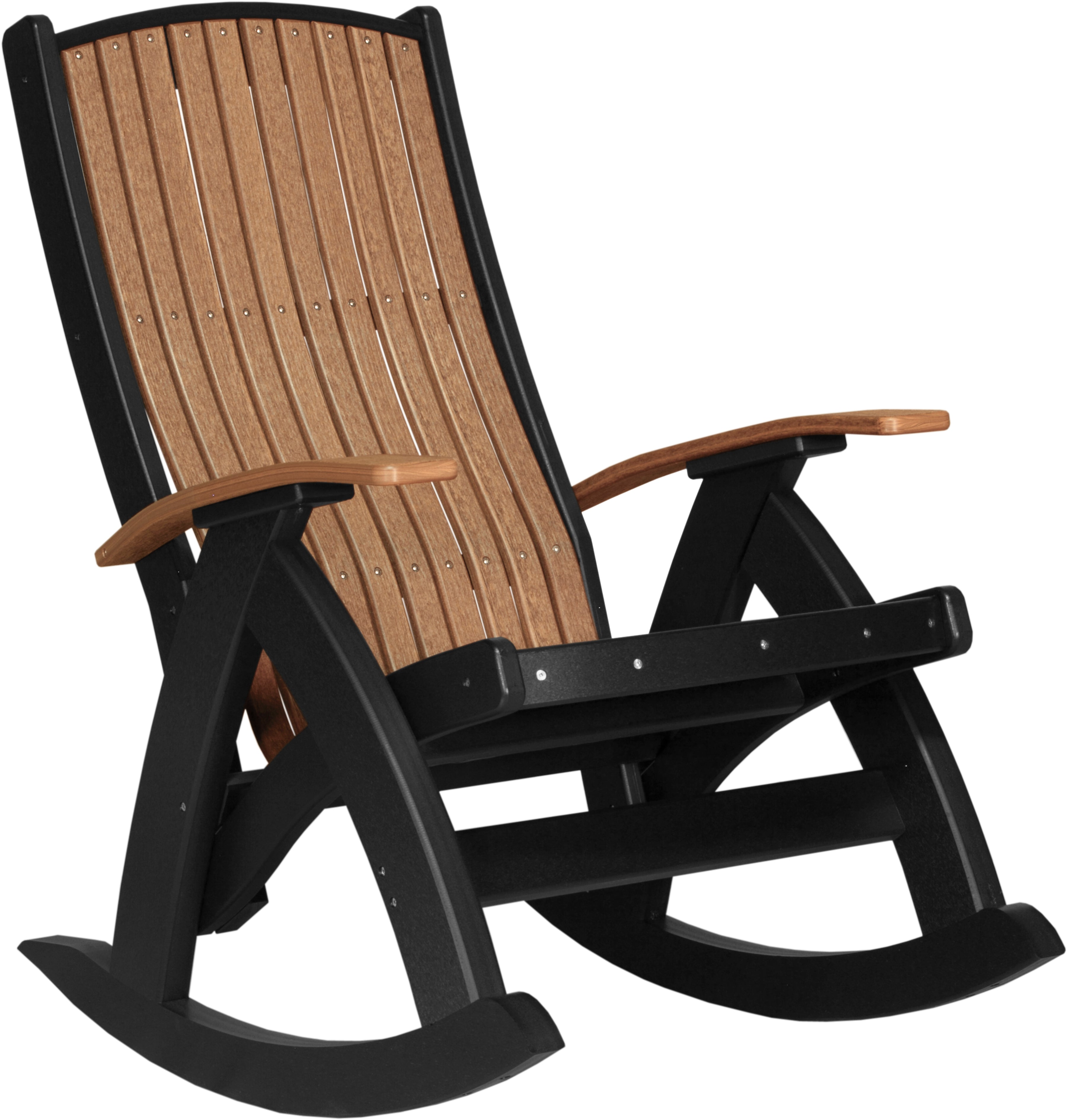LuxCraft – Comfort Rocker – Smooth Outdoor Rocking Chair for Patio Relaxation