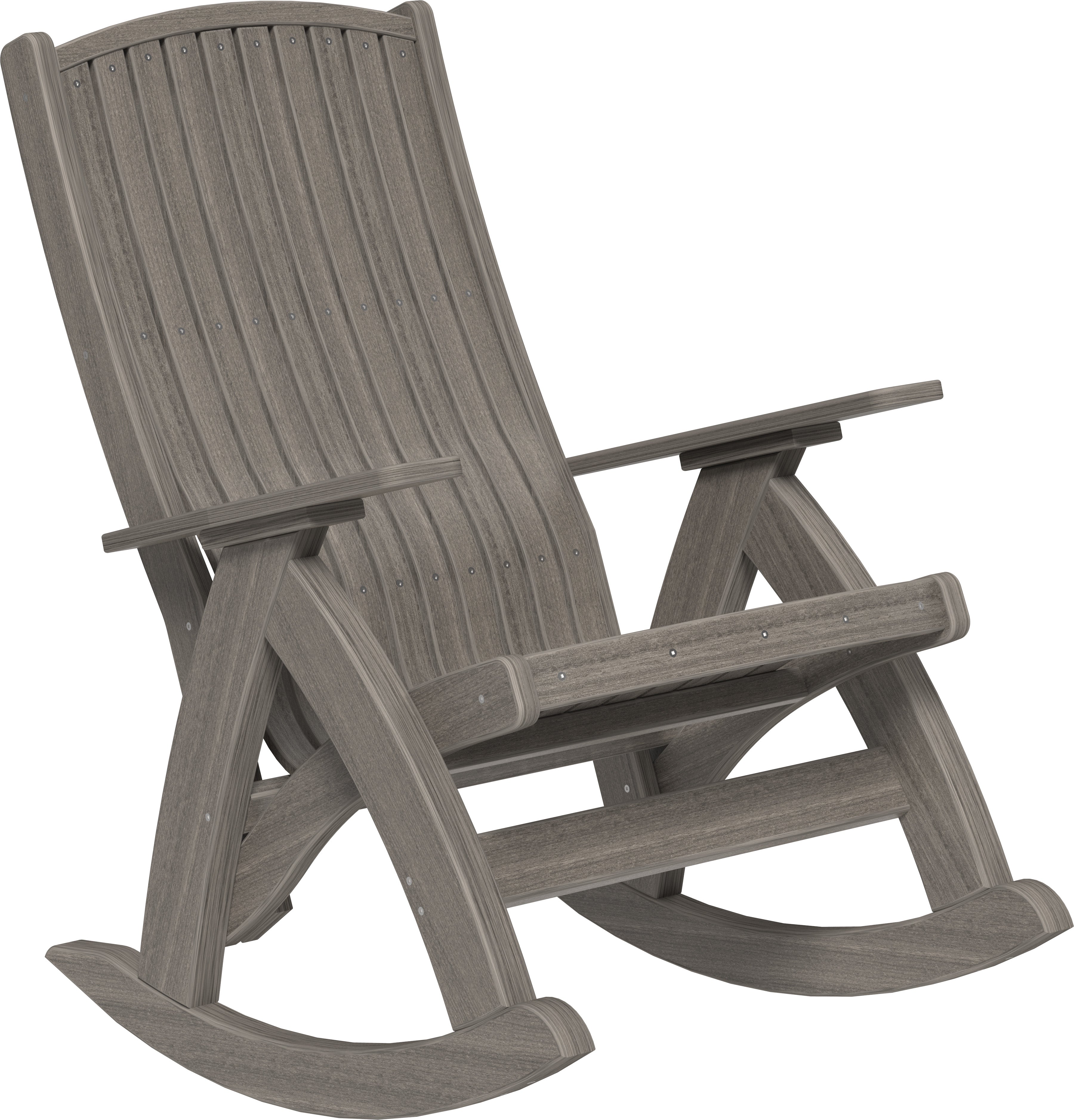 LuxCraft – Comfort Rocker – Smooth Outdoor Rocking Chair for Patio Relaxation