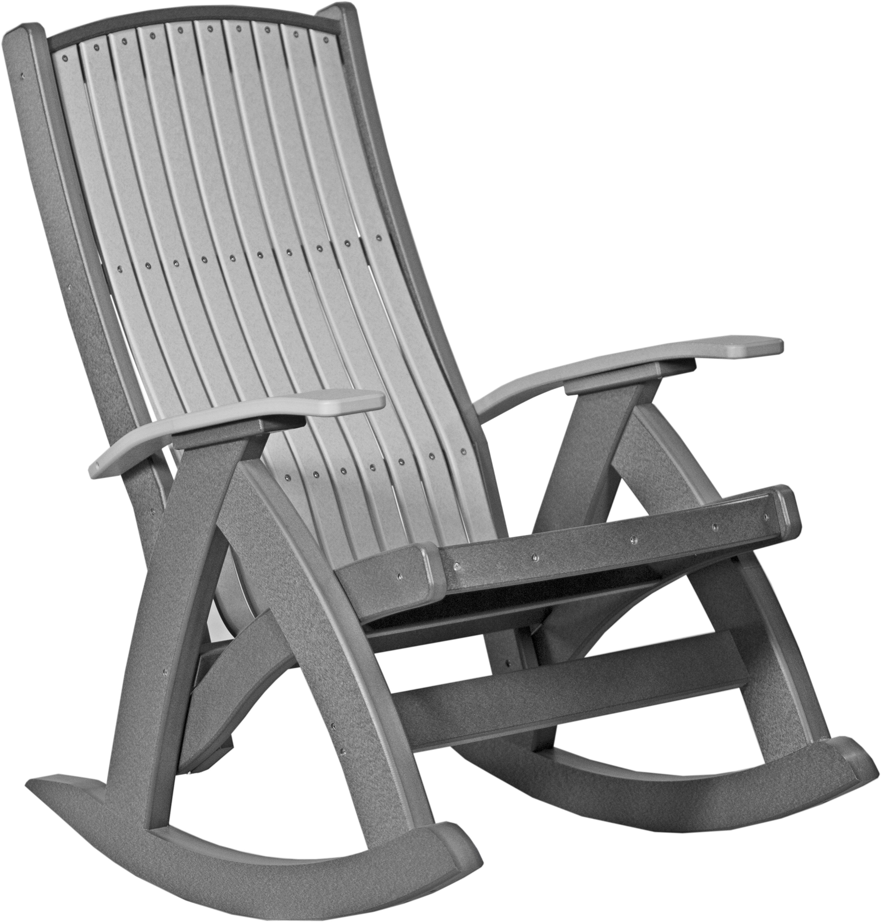 LuxCraft – Comfort Rocker – Smooth Outdoor Rocking Chair for Patio Relaxation
