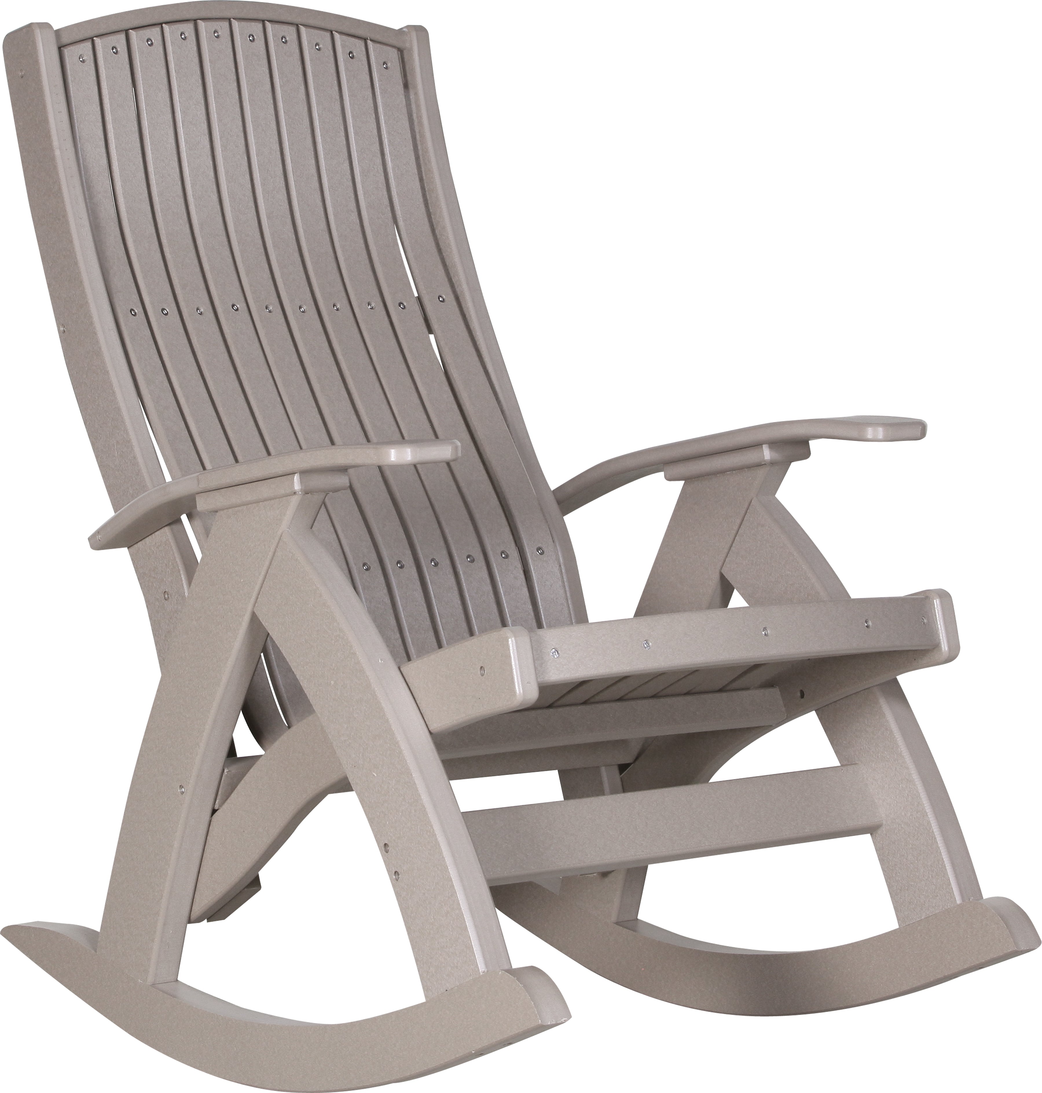 LuxCraft – Comfort Rocker – Smooth Outdoor Rocking Chair for Patio Relaxation
