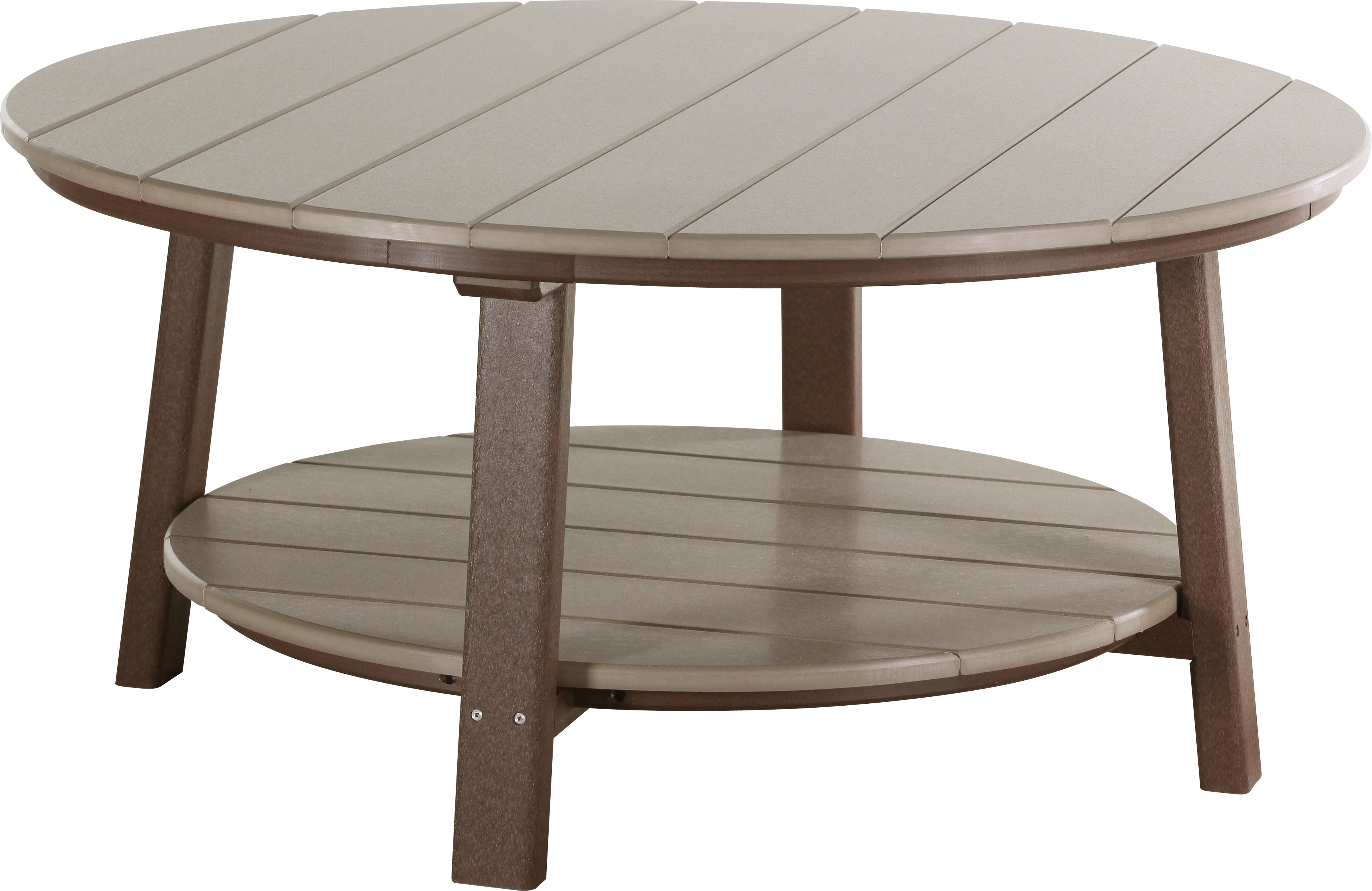 LuxCraft – Deluxe Conversation Table – Large Round Outdoor Gathering Table