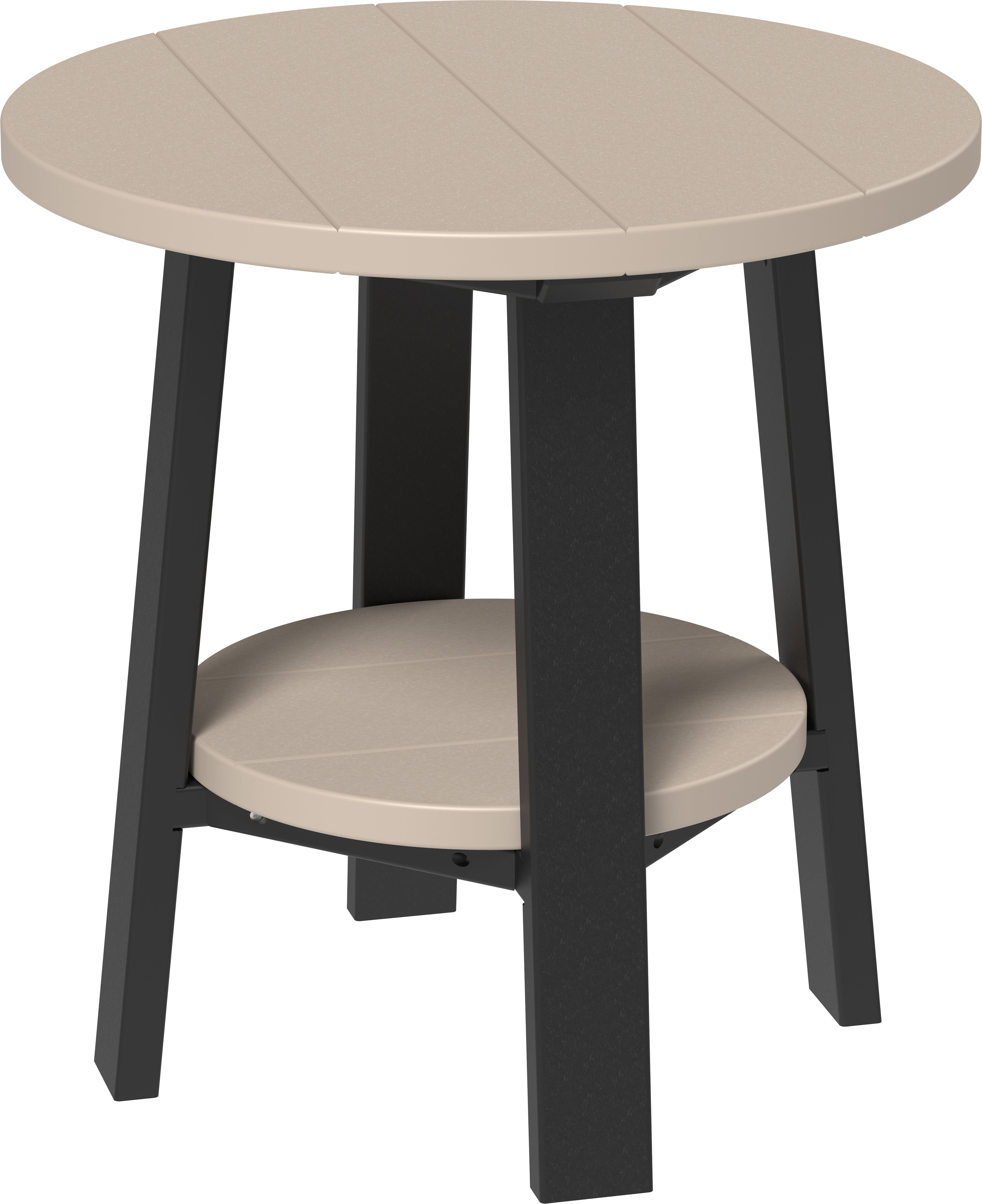 LuxCraft – Deluxe End Table – Durable Outdoor Side Table for Patio Seating
