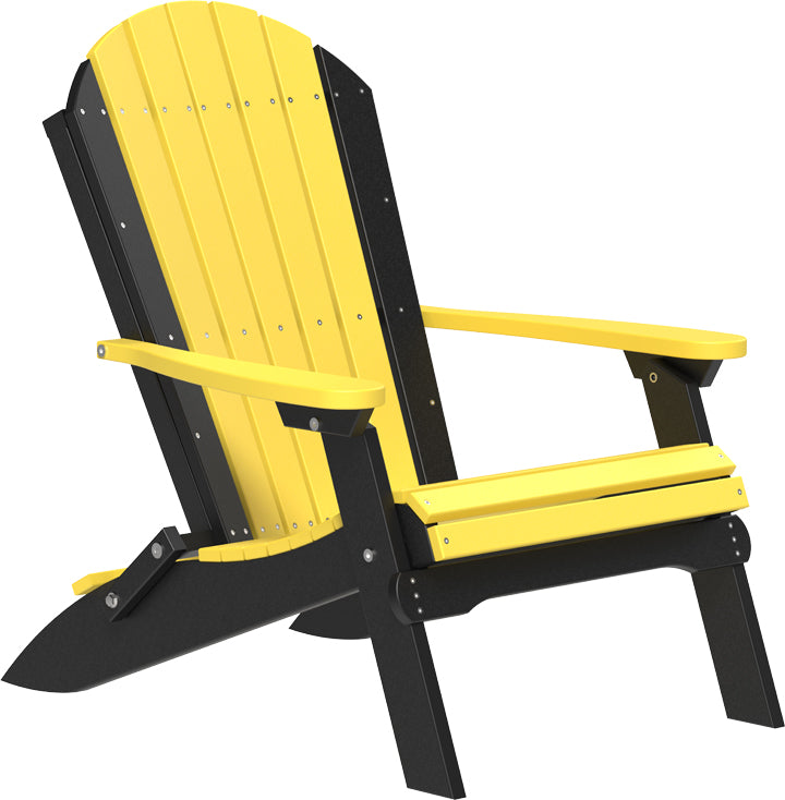 LuxCraft – Folding Adirondack Chair – Portable Outdoor Chair for Easy Storage