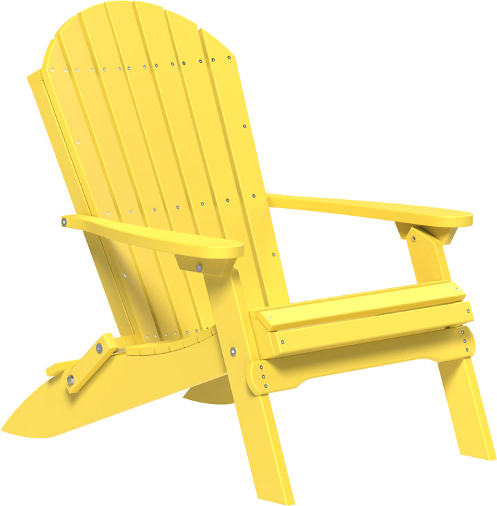 LuxCraft – Folding Adirondack Chair – Portable Outdoor Chair for Easy Storage