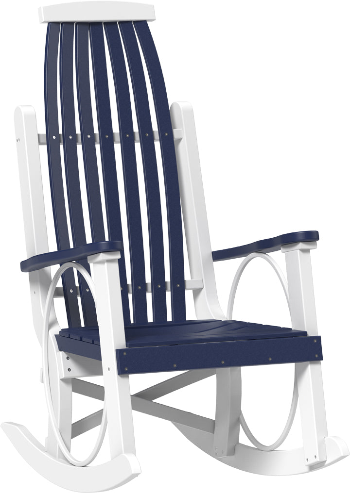 LuxCraft – Grandpa’s Rocker – Classic Outdoor Rocking Chair with Vintage Style