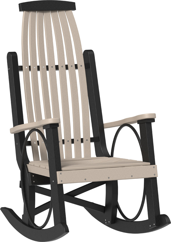 LuxCraft – Grandpa’s Rocker – Classic Outdoor Rocking Chair with Vintage Style