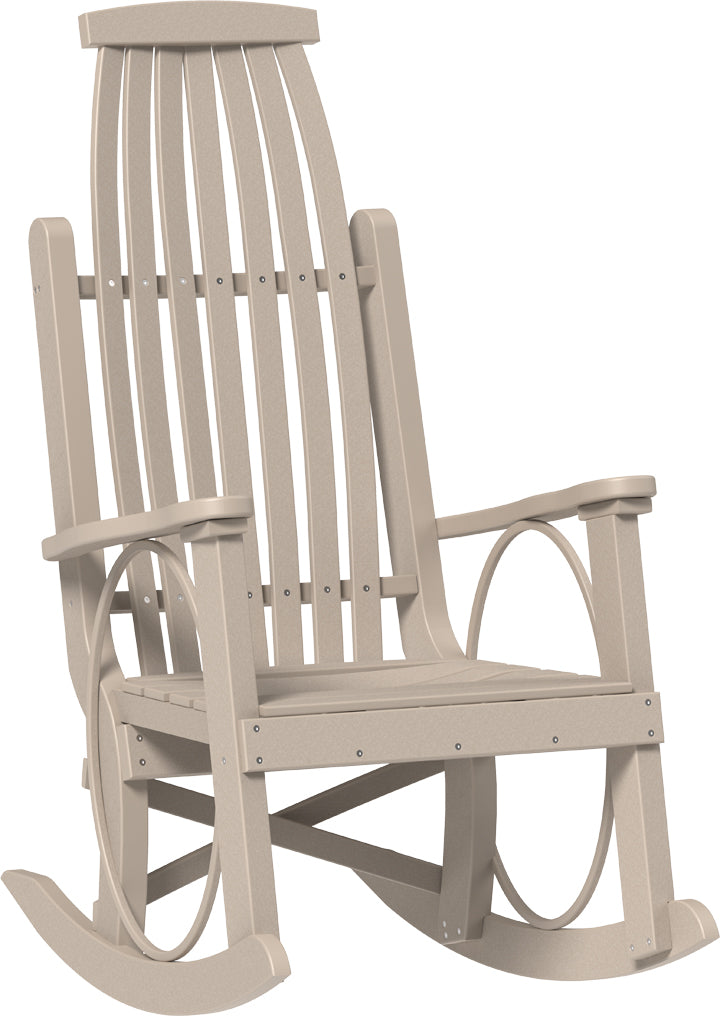 LuxCraft – Grandpa’s Rocker – Classic Outdoor Rocking Chair with Vintage Style