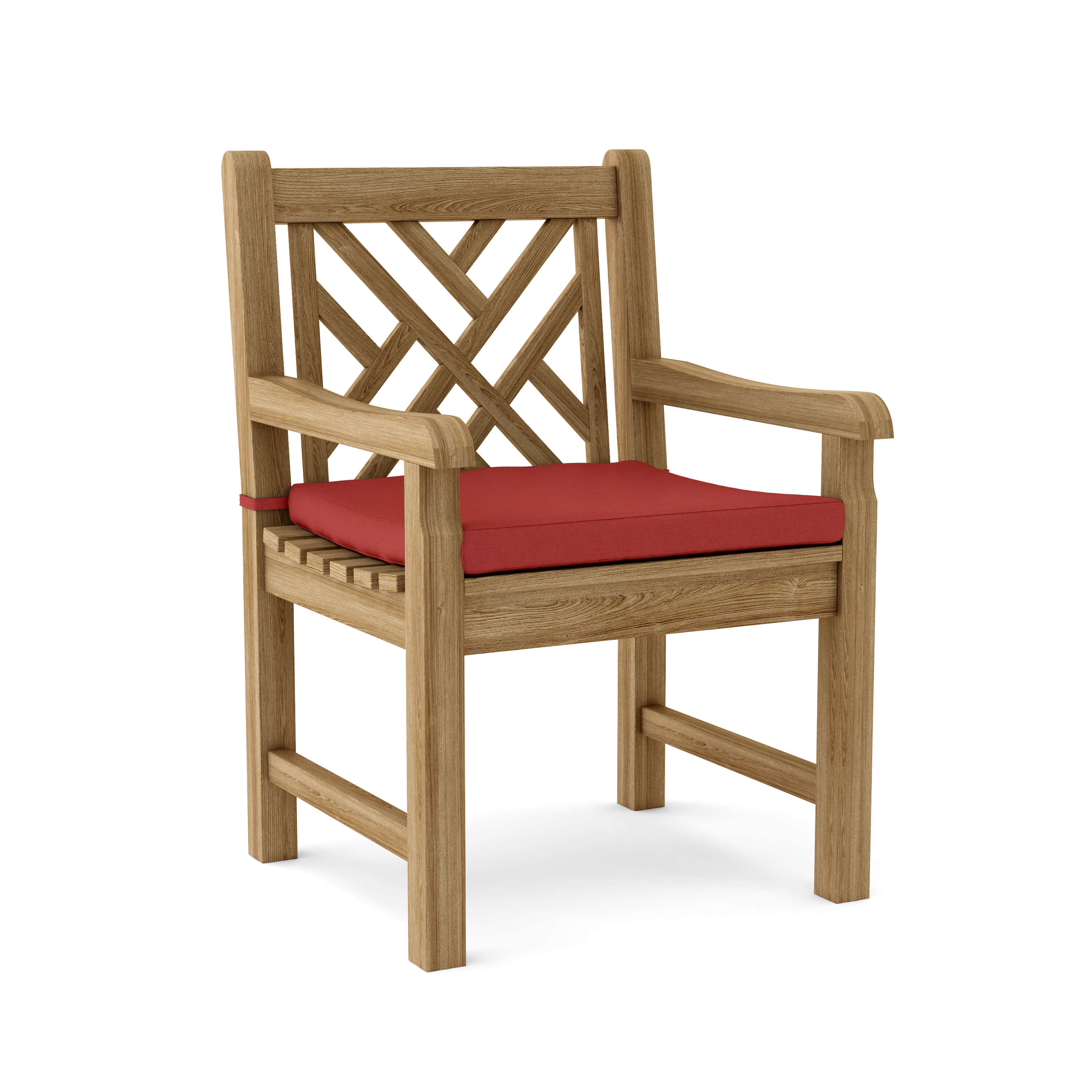 Anderson Teak Vilano Dining Armchair – Solid Teak Outdoor Dining Seating