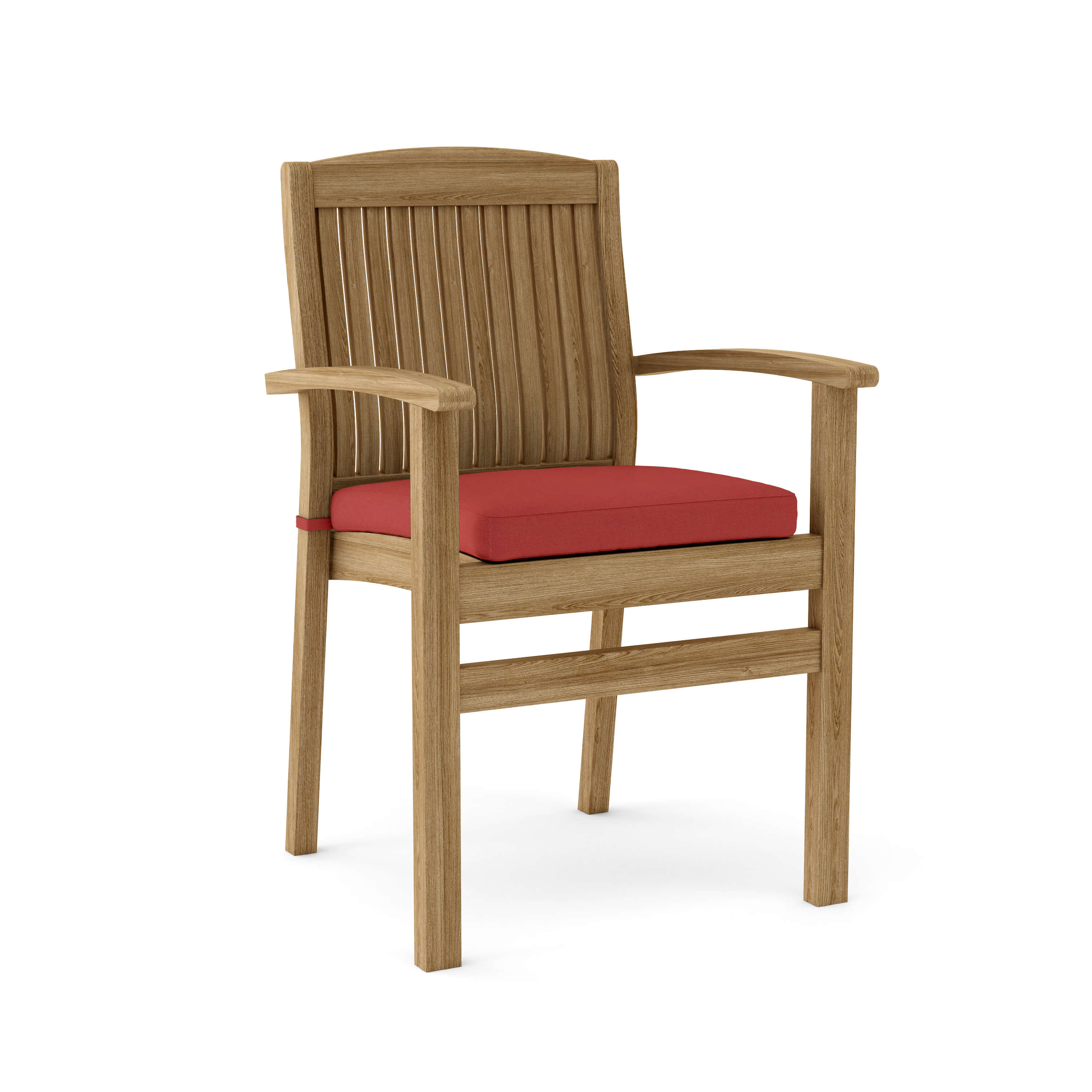 Anderson Teak Sahara Stacking Armchair (4-PCS) – Solid Teak Outdoor Seating
