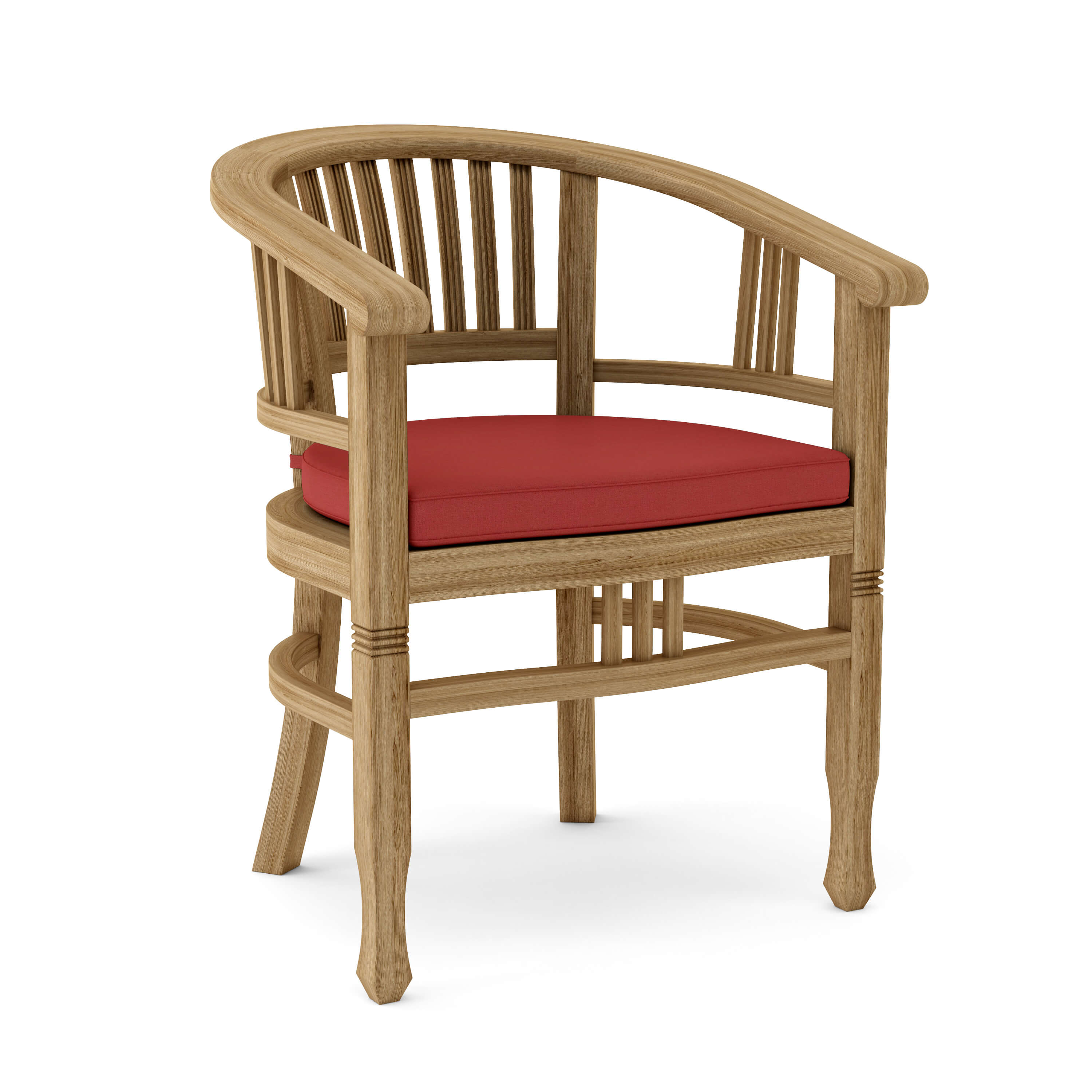 Anderson Teak Captain Dining Armchair – Solid Teak Outdoor Dining Seating