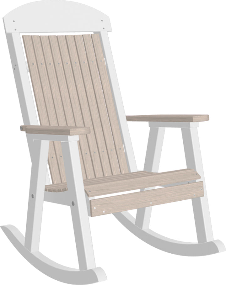 LuxCraft – Porch Rocker – Classic Outdoor Rocking Chair for Relaxing Porches