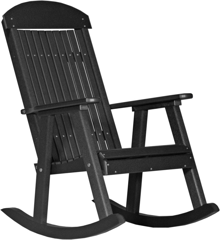 LuxCraft – Porch Rocker – Classic Outdoor Rocking Chair for Relaxing Porches