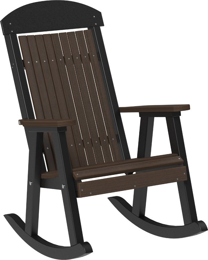 LuxCraft – Porch Rocker – Classic Outdoor Rocking Chair for Relaxing Porches