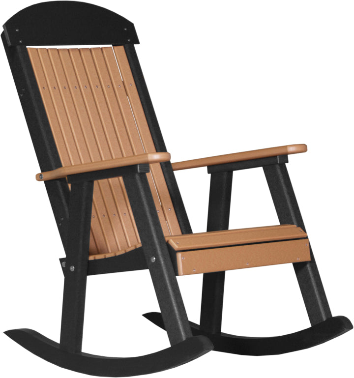 LuxCraft – Porch Rocker – Classic Outdoor Rocking Chair for Relaxing Porches