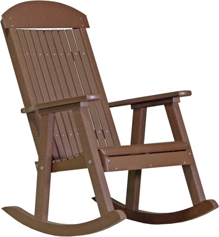 LuxCraft – Porch Rocker – Classic Outdoor Rocking Chair for Relaxing Porches