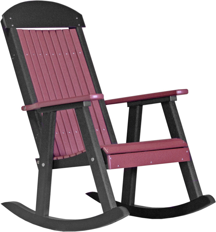 LuxCraft – Porch Rocker – Classic Outdoor Rocking Chair for Relaxing Porches
