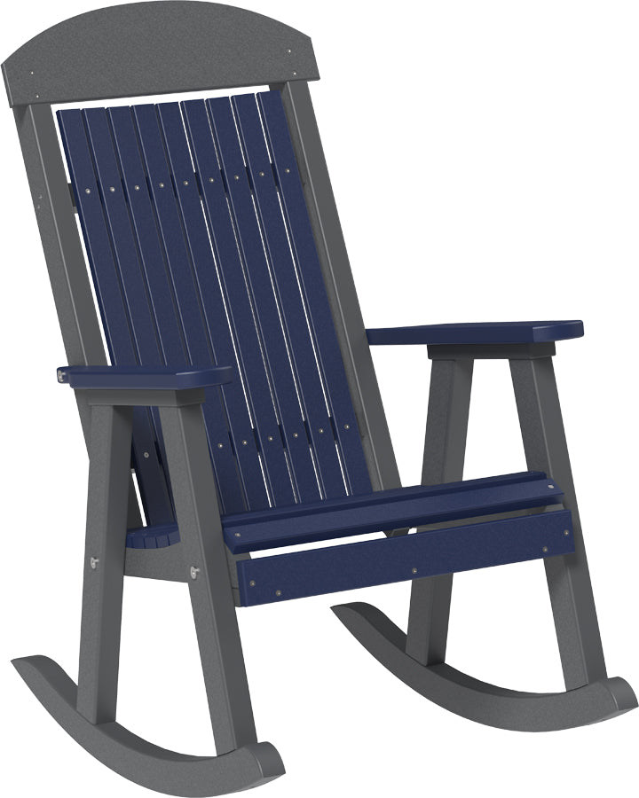 LuxCraft – Porch Rocker – Classic Outdoor Rocking Chair for Relaxing Porches