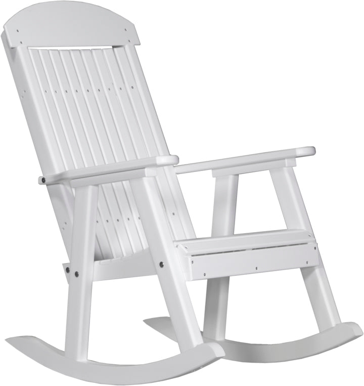 LuxCraft – Porch Rocker – Classic Outdoor Rocking Chair for Relaxing Porches