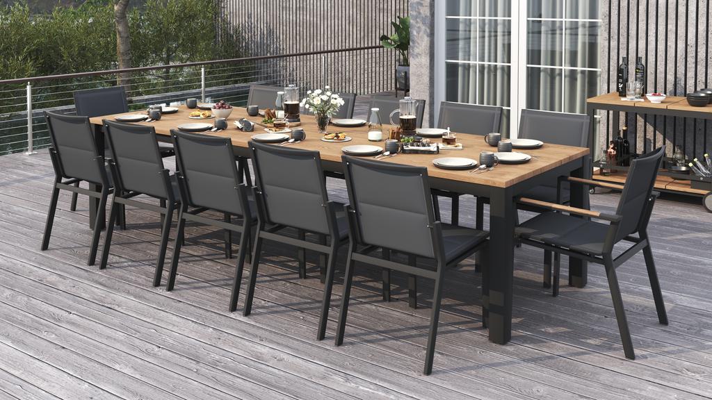 Planka Extension Table 310 SS Powder Coated - Ambiance Image~~