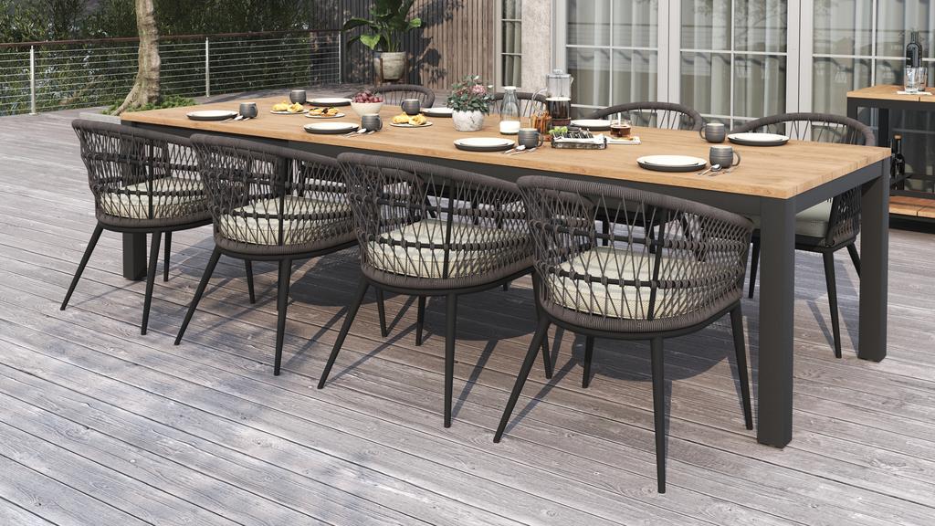 Planka Extension Table 310 SS Powder Coated - Ambiance Image~~
