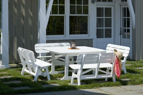 Seaside Portsmouth 48″ Rectangular EnviroWood Outdoor Dining Bench