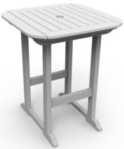 Seaside Portsmouth 30″ Square EnviroWood Outdoor Balcony Table